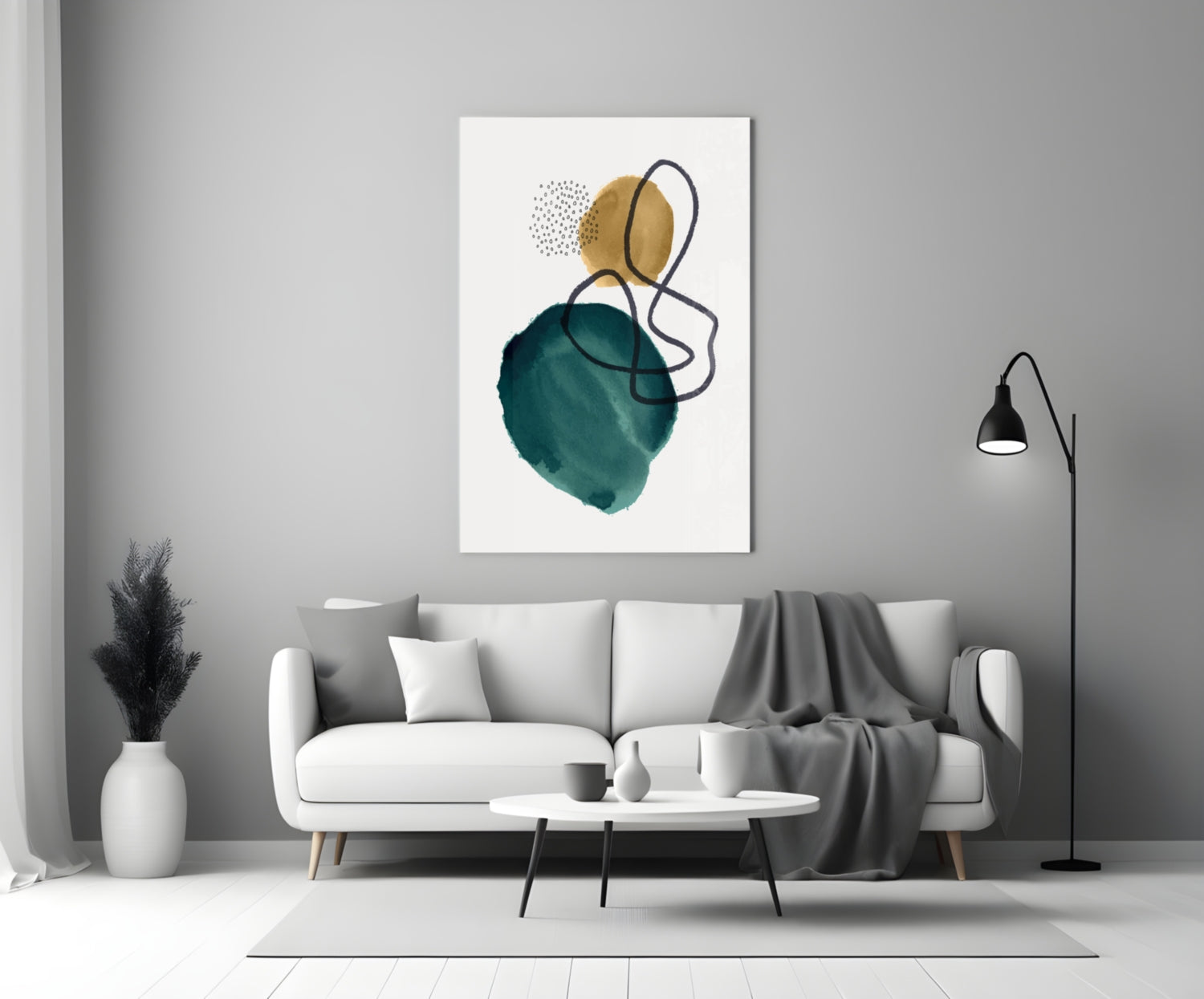 Insigneart USA Insigneart USA Abstract Shapes Glass Wall Art