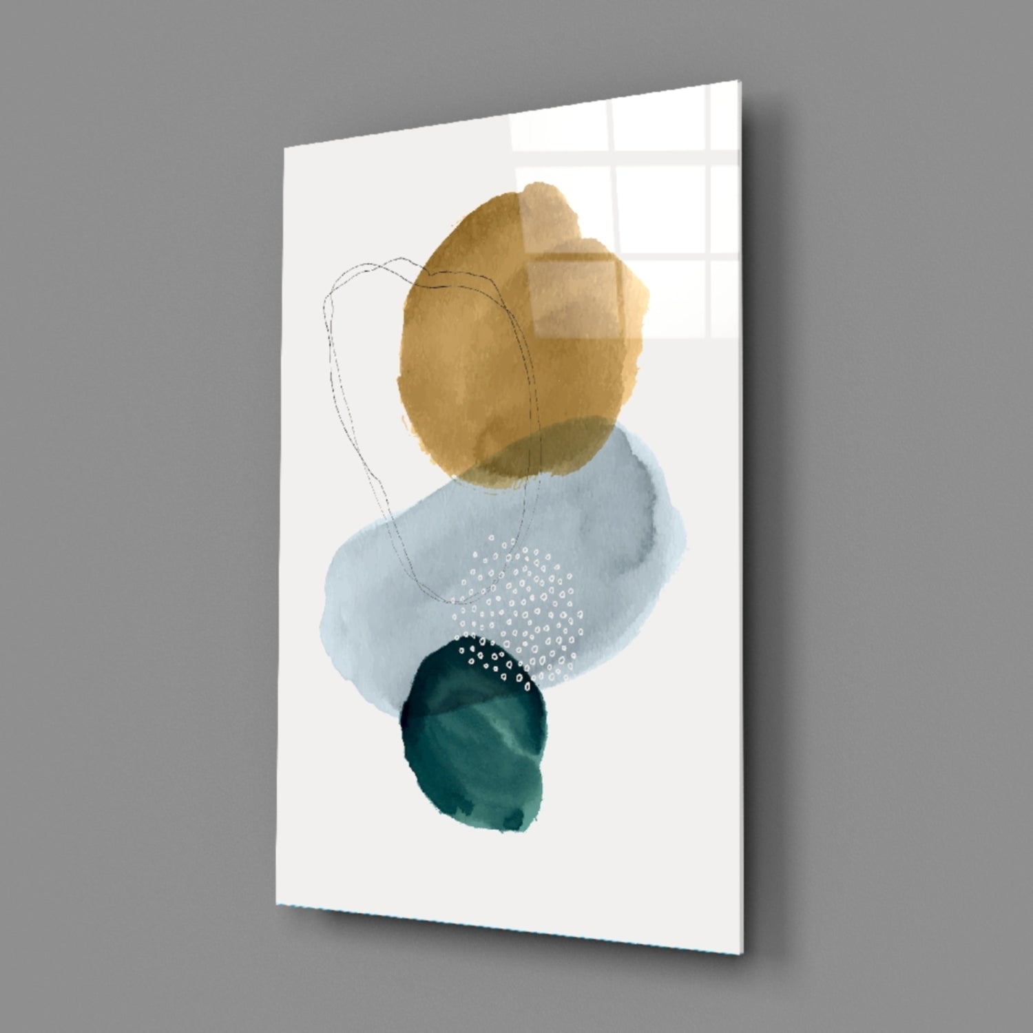Insigneart USA Insigneart USA Abstract Shapes Glass Wall Art