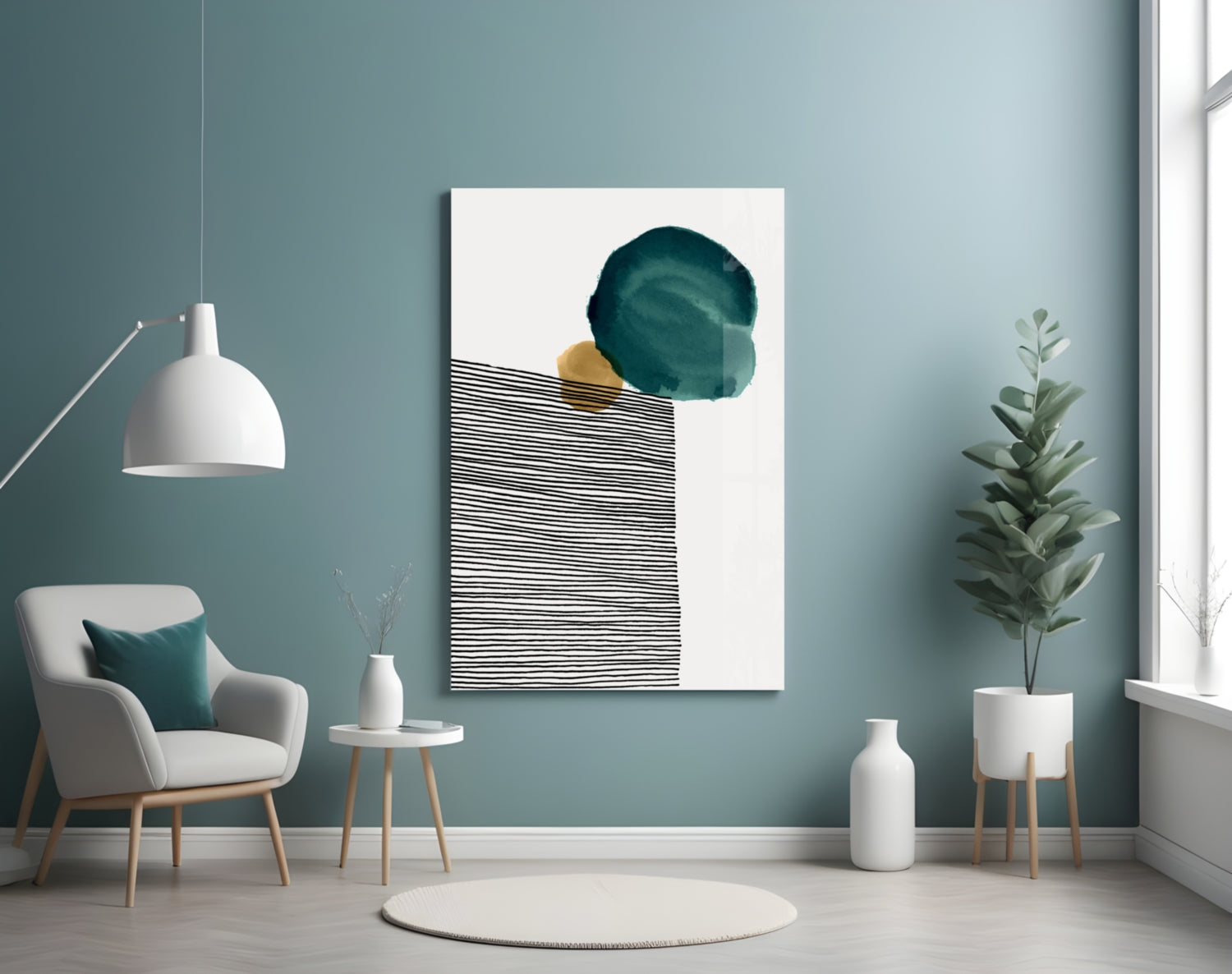 Insigneart USA Insigneart USA Abstract Shapes Glass Wall Art
