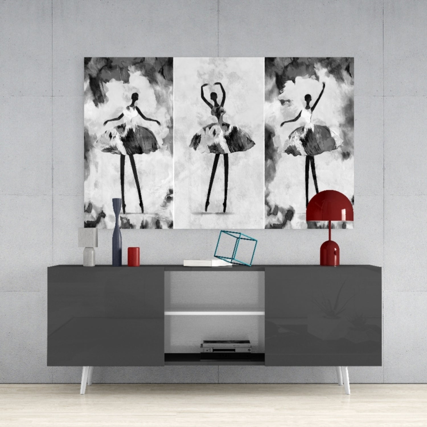 Insigneart USA Insigneart USA Ballerina Glass Wall Art