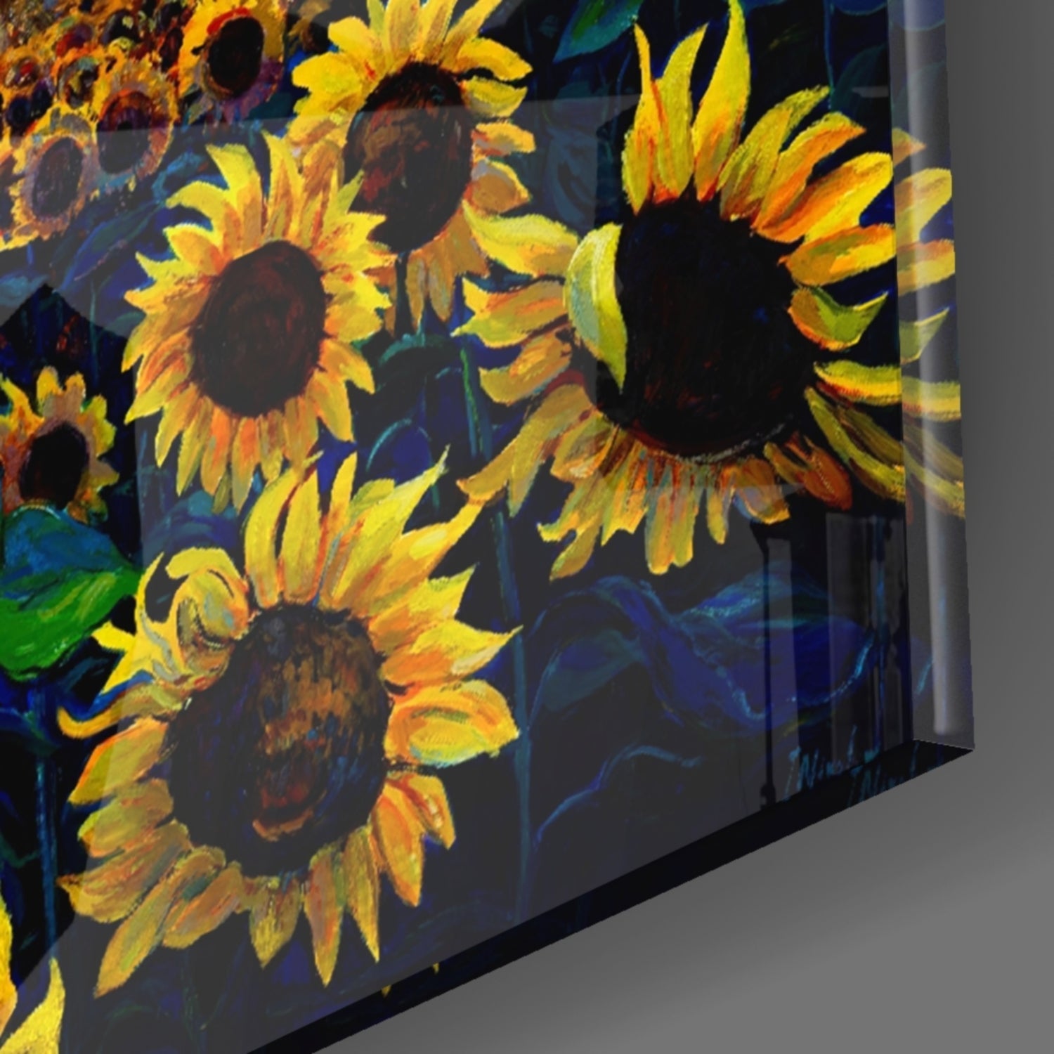 Insigneart USA Insigneart USA Sunflower Flower Glass Wall Art