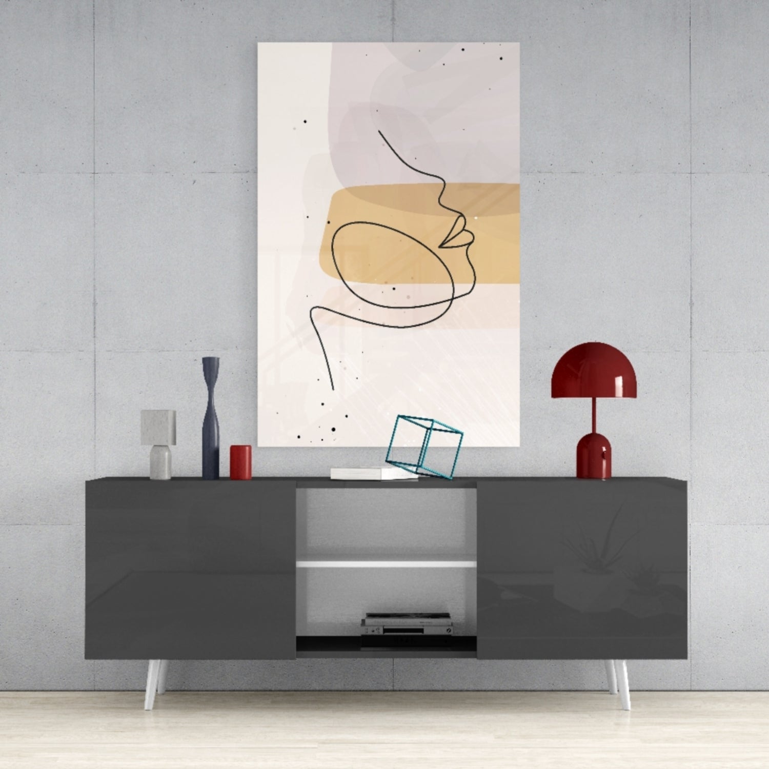Insigneart USA Insigneart USA Abstract Shapes Glass Wall Art
