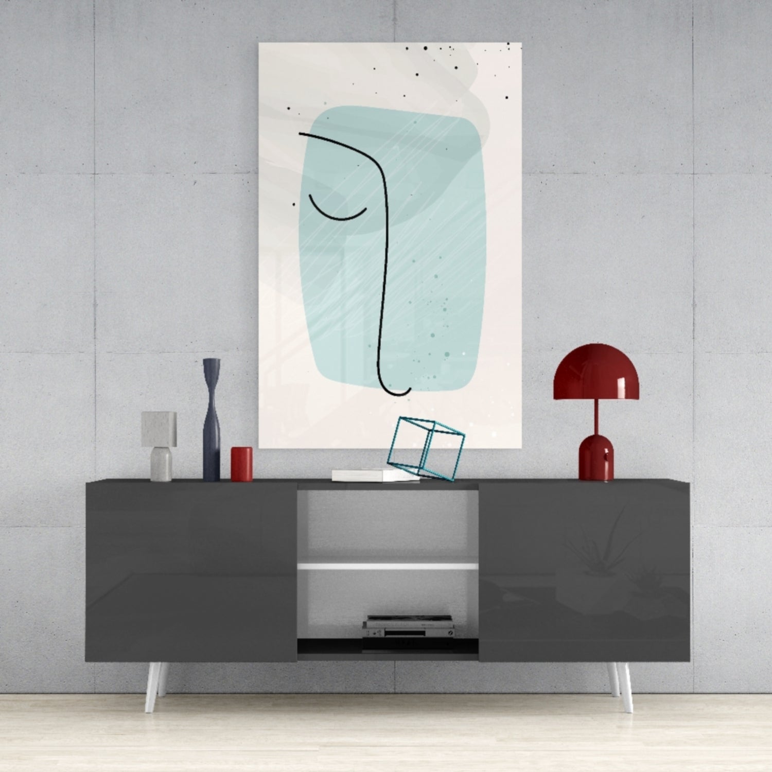 Insigneart USA Insigneart USA Abstract Shapes Glass Wall Art