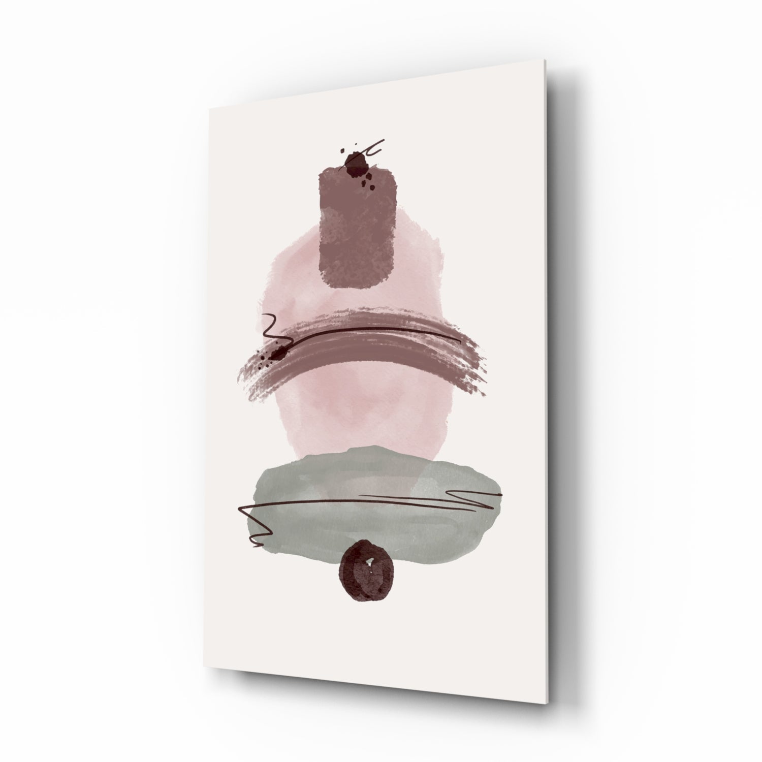 Insigneart USA Insigneart USA Abstract Shapes Glass Wall Art