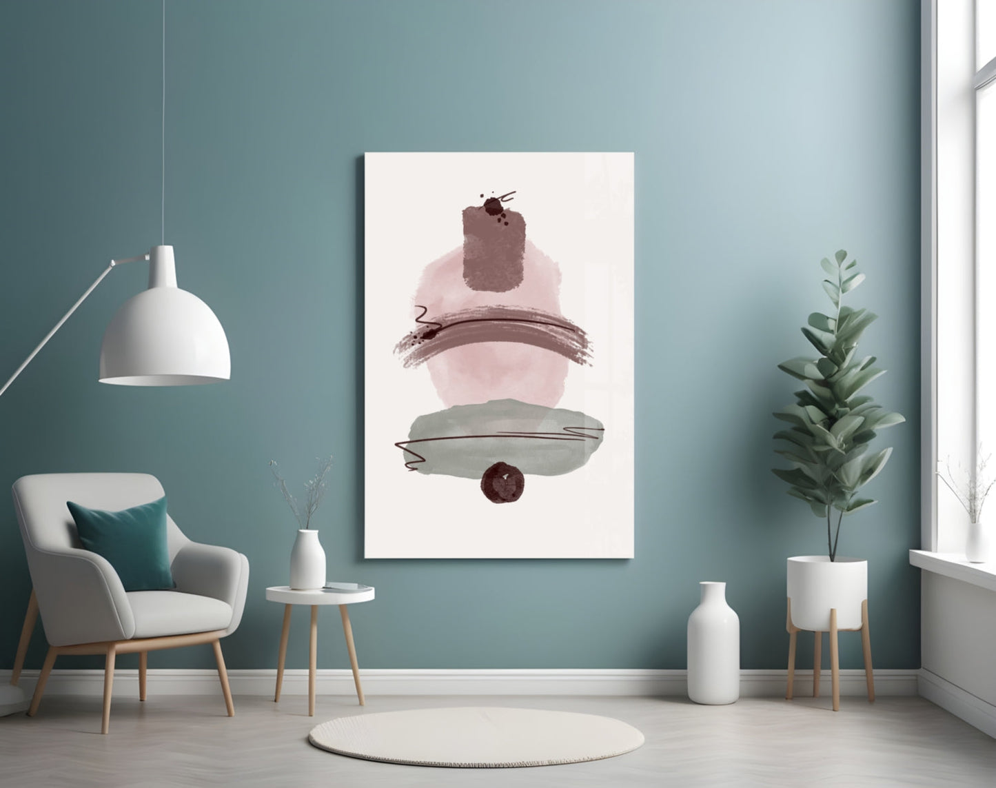 Insigneart USA Insigneart USA Abstract Shapes Glass Wall Art