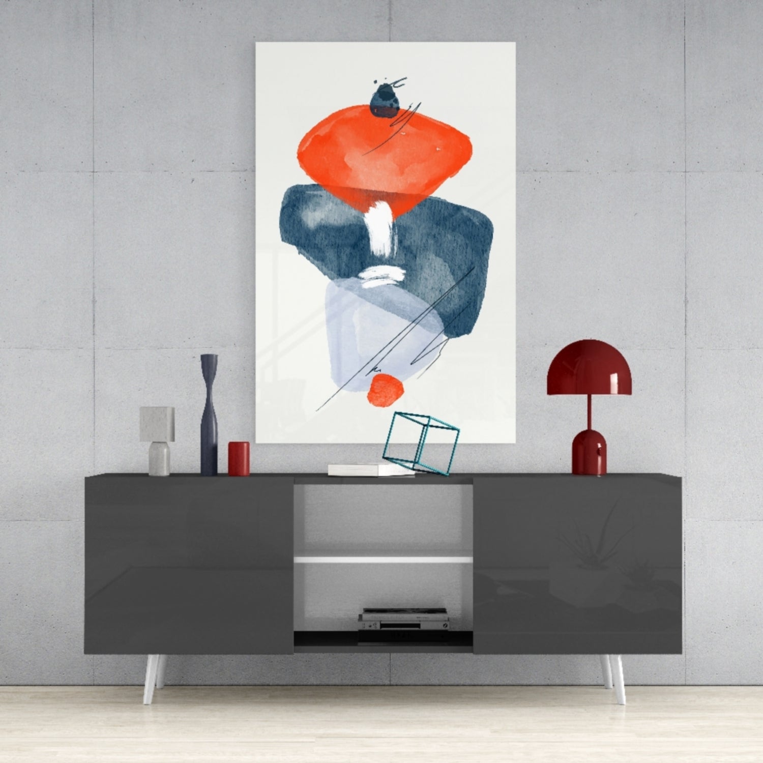Insigneart USA Insigneart USA Abstract Shapes Glass Wall Art