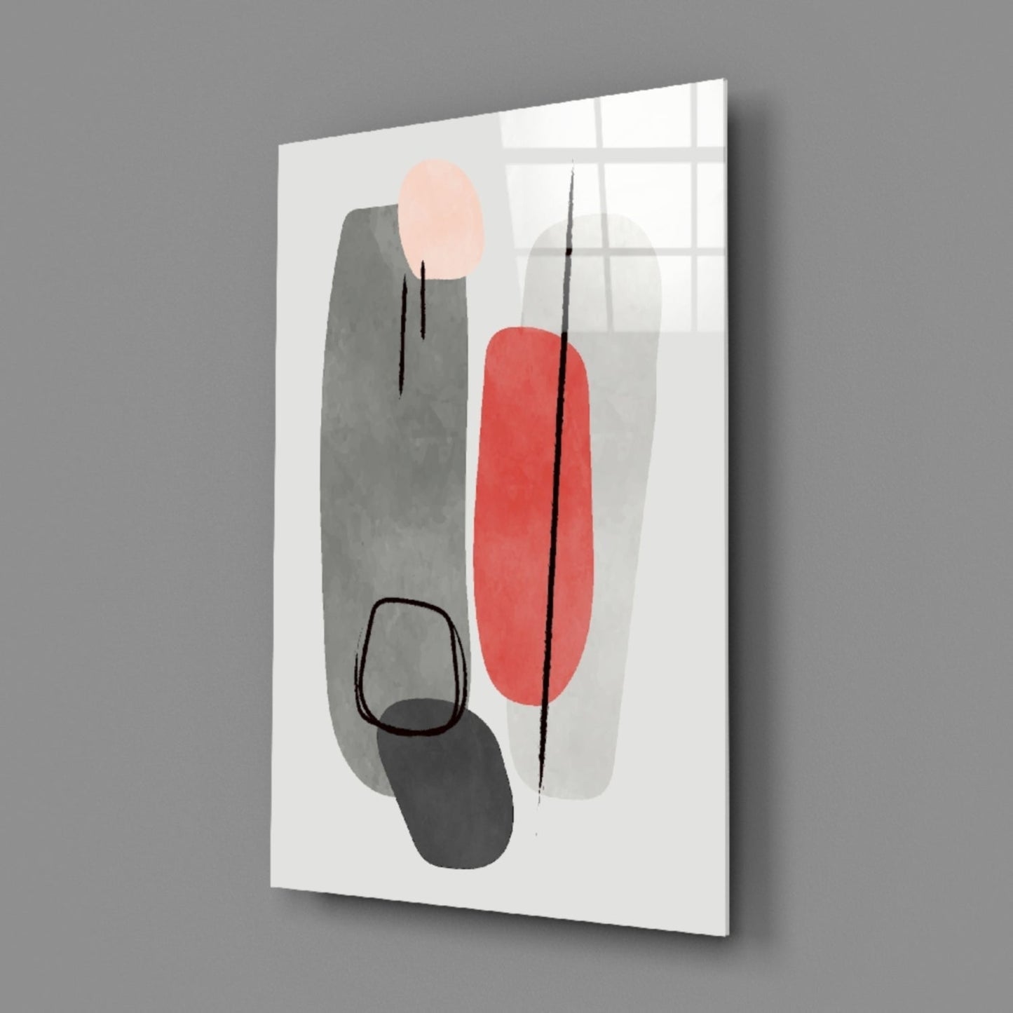 Insigneart USA Insigneart USA Abstract Shapes Glass Wall Art