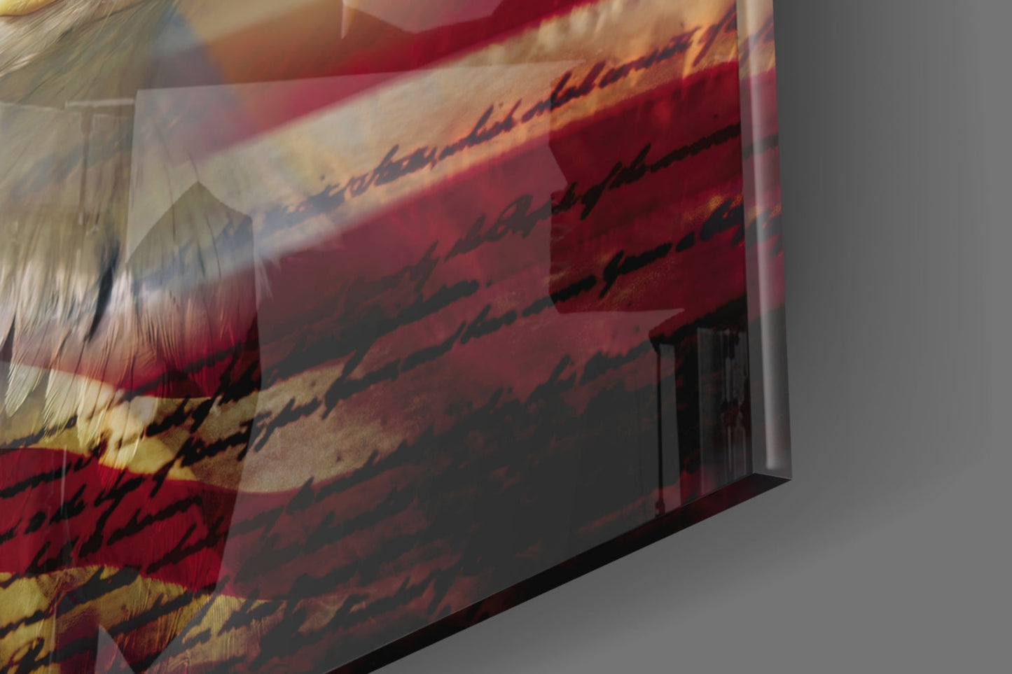 Insigneart USA Insigneart USA American Eagle Glass Wall Art