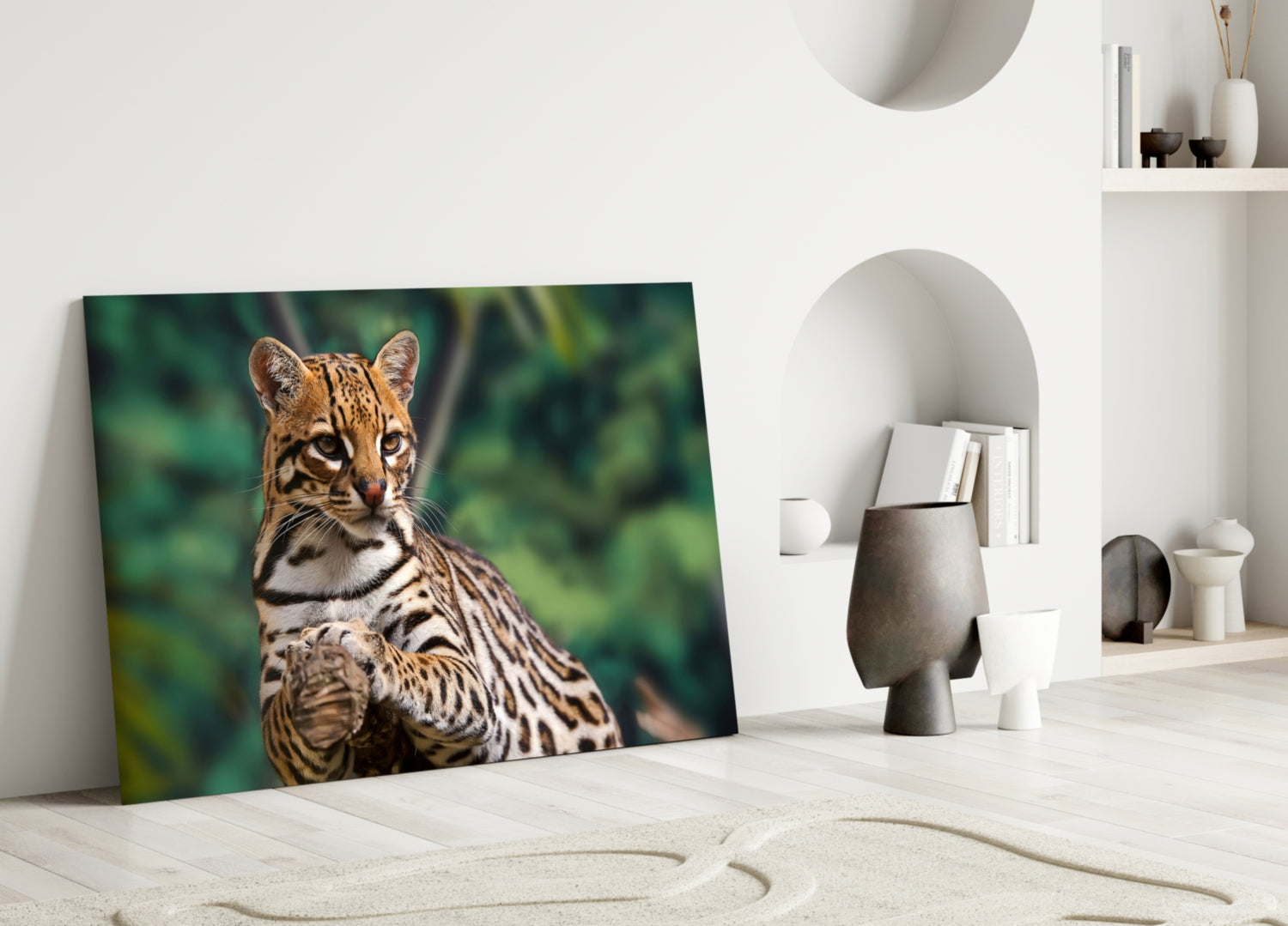 Insigneart USA Insigneart USA Cheetah Glass Wall Art