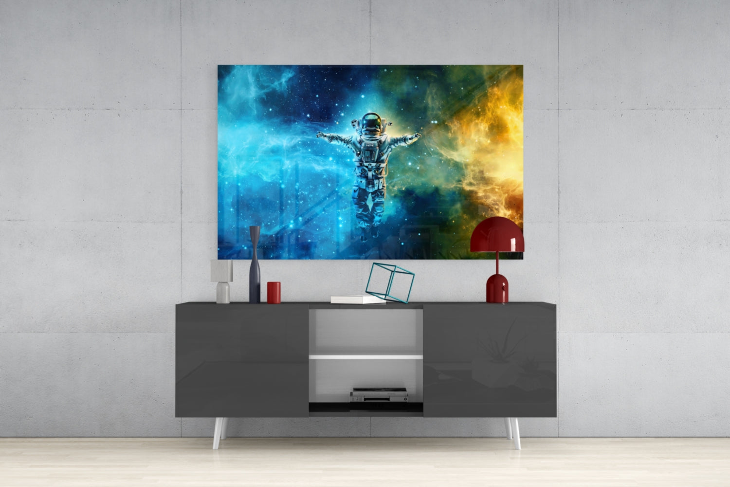 Insigneart USA Insigneart USA Astronaut Glass Wall Art