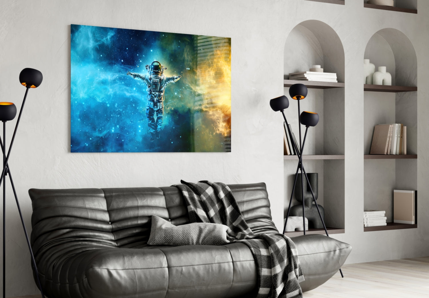 Insigneart USA Insigneart USA Astronaut Glass Wall Art