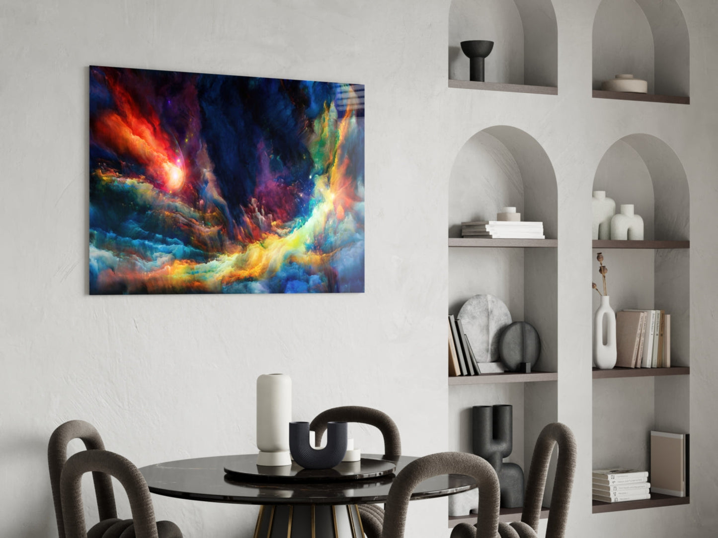 Insigneart USA Insigneart USA Colorful Space Glass Wall Art