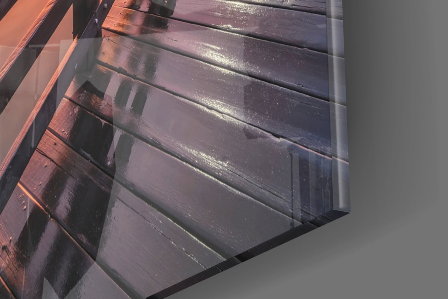 Insigneart USA Insigneart USA Bridge of Love Glass Wall Art