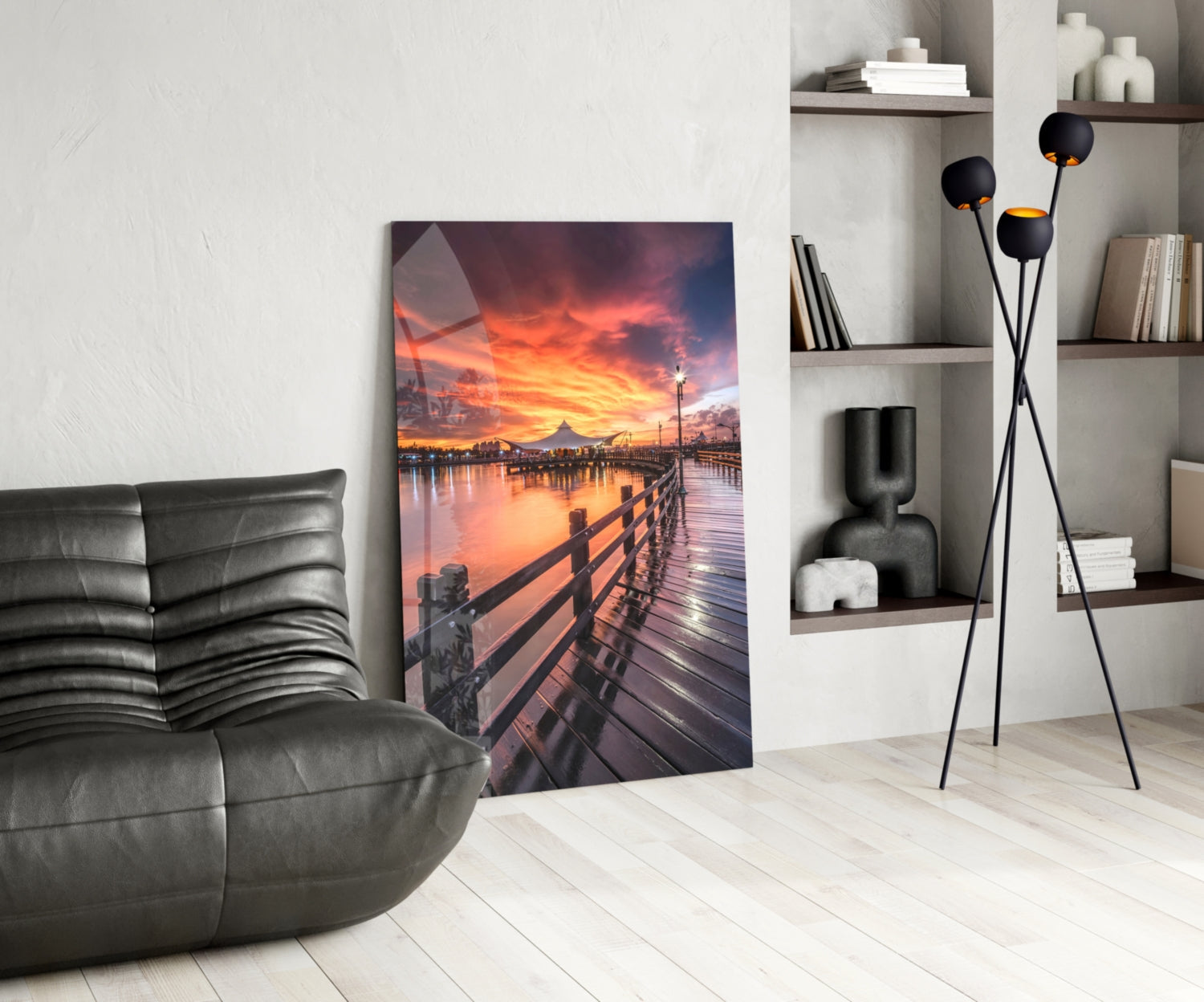 Insigneart USA Insigneart USA Bridge of Love Glass Wall Art
