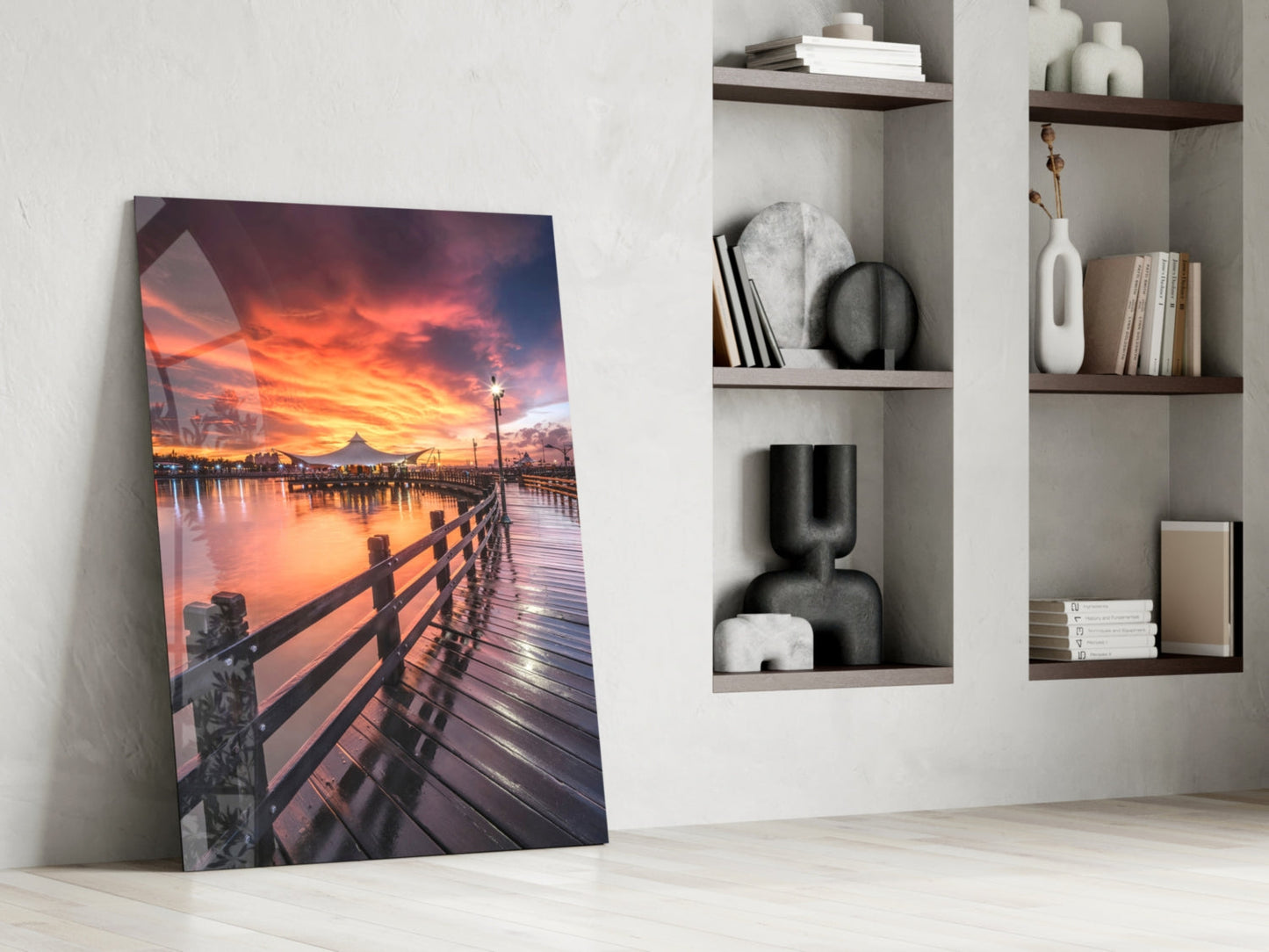 Insigneart USA Insigneart USA Bridge of Love Glass Wall Art