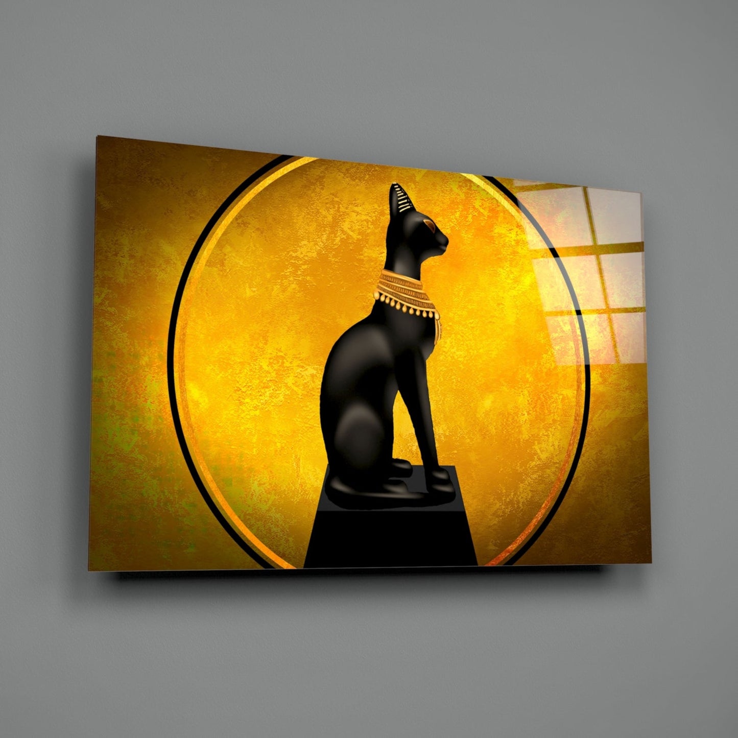 Insigneart USA Insigneart USA Cat Glass Wall Art