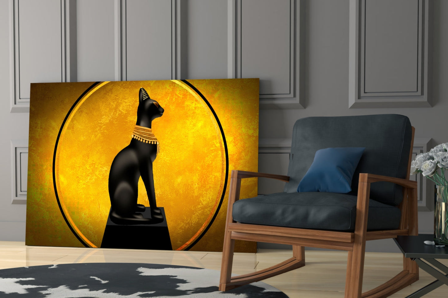 Insigneart USA Insigneart USA Cat Glass Wall Art