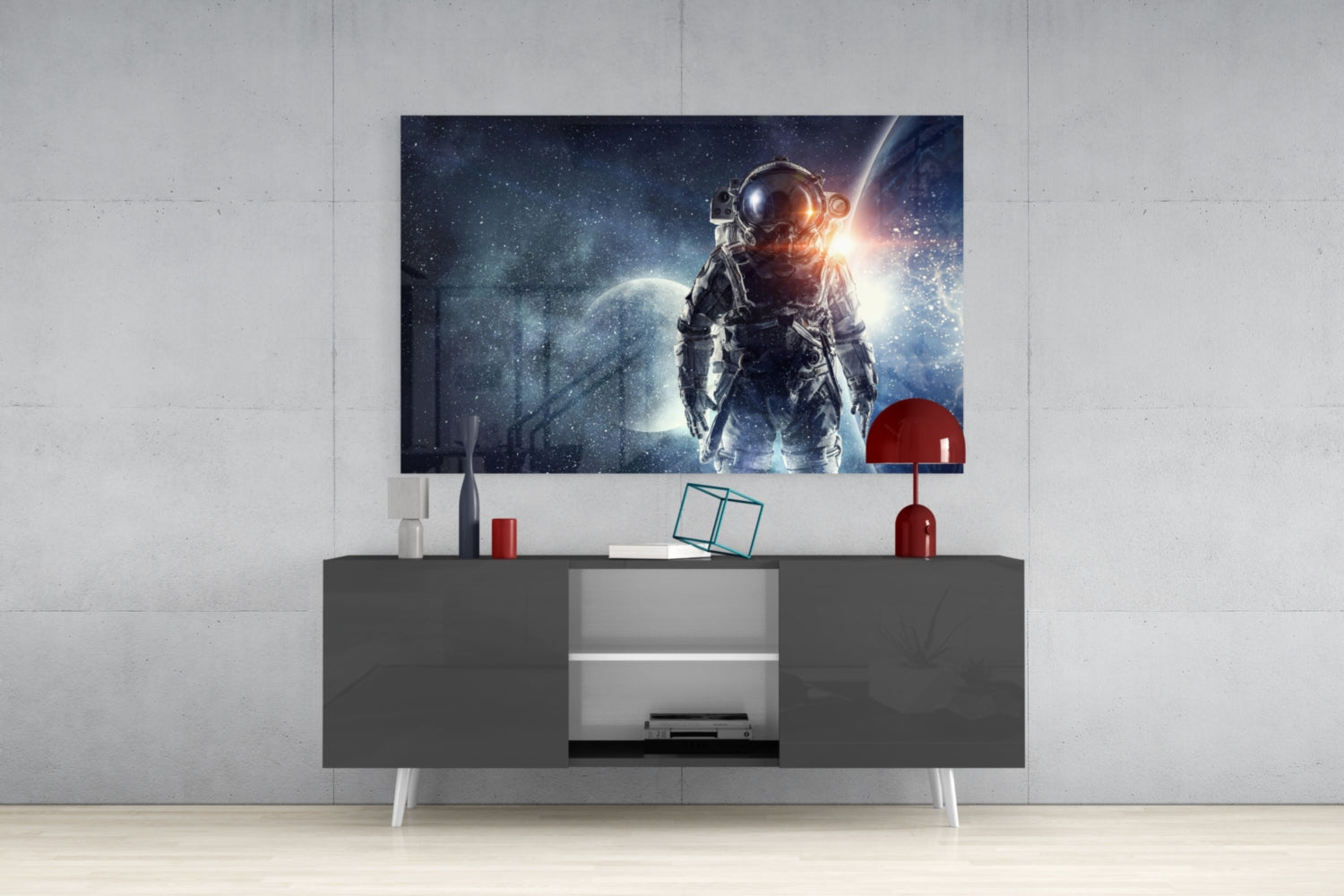 Insigneart USA Insigneart USA Astronaut Glass Wall Art