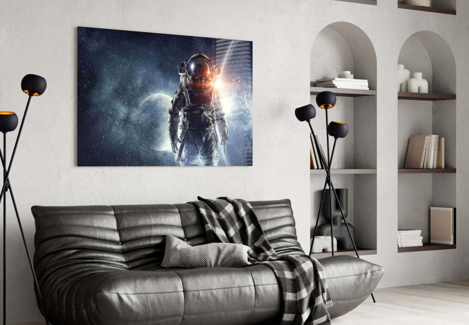 Insigneart USA Insigneart USA Astronaut Glass Wall Art