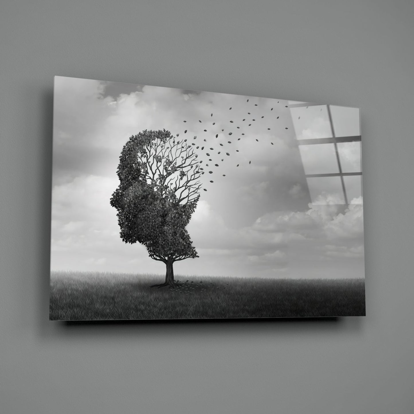 Insigneart USA Insigneart USA Autumn of Thoughts Glass Wall Art