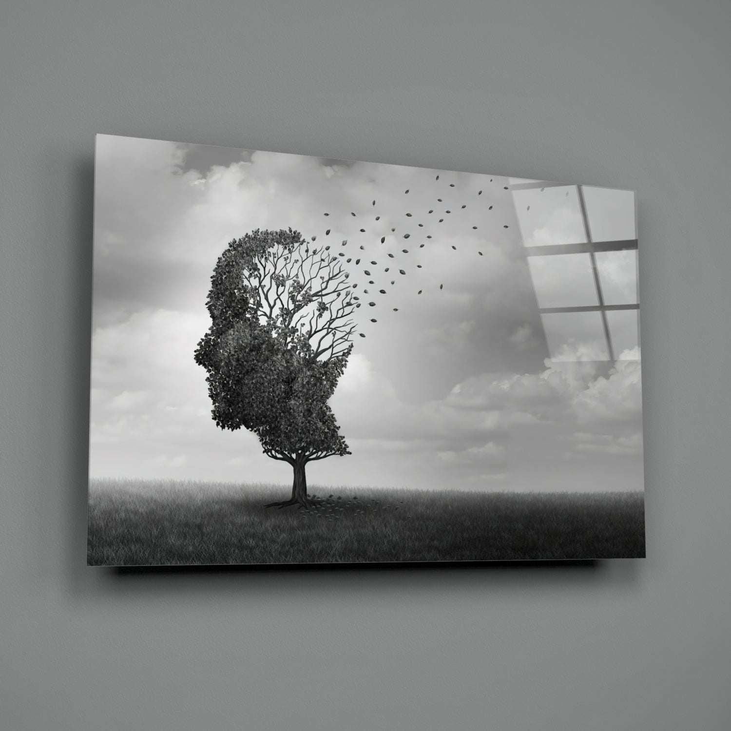 Insigneart USA Insigneart USA Autumn of Thoughts Glass Wall Art