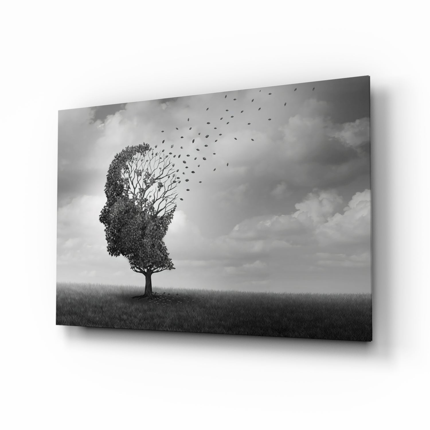 Insigneart USA Insigneart USA Autumn of Thoughts Glass Wall Art