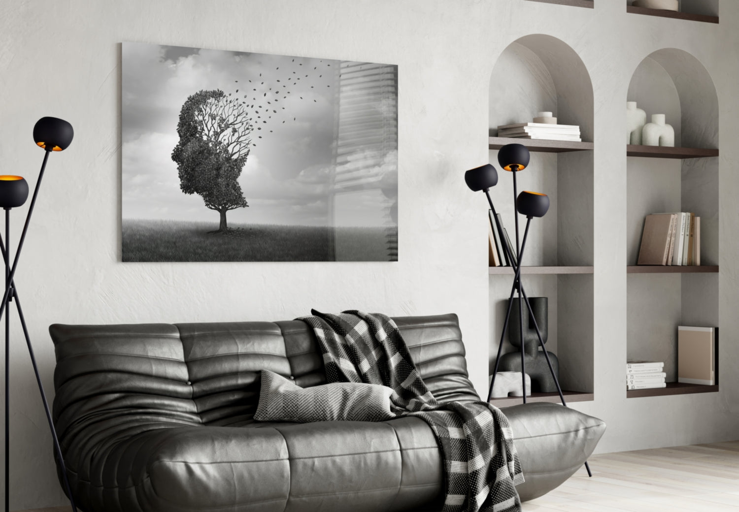 Insigneart USA Insigneart USA Autumn of Thoughts Glass Wall Art