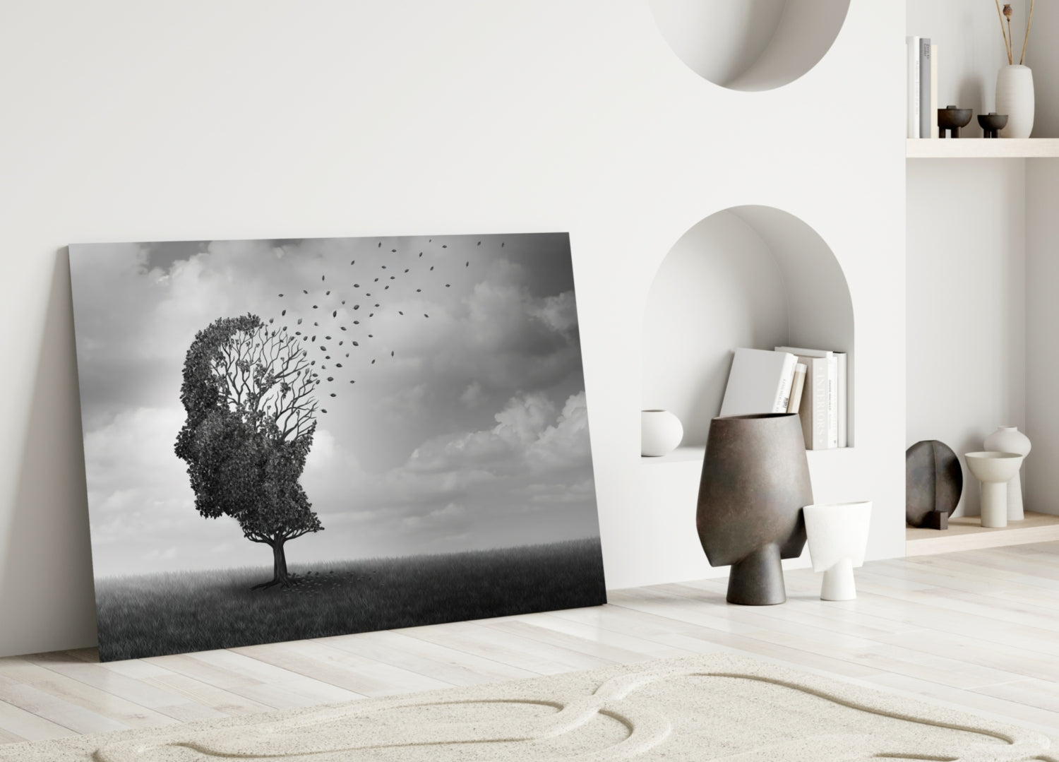 Insigneart USA Insigneart USA Autumn of Thoughts Glass Wall Art