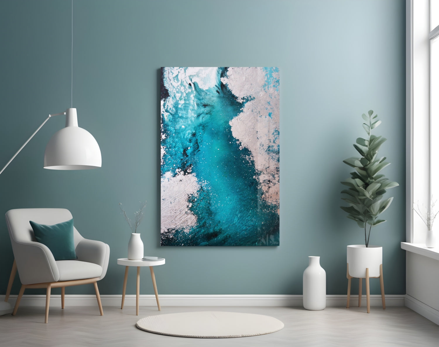 Insigneart USA Insigneart USA Colors of Abstraction Glass Wall Art