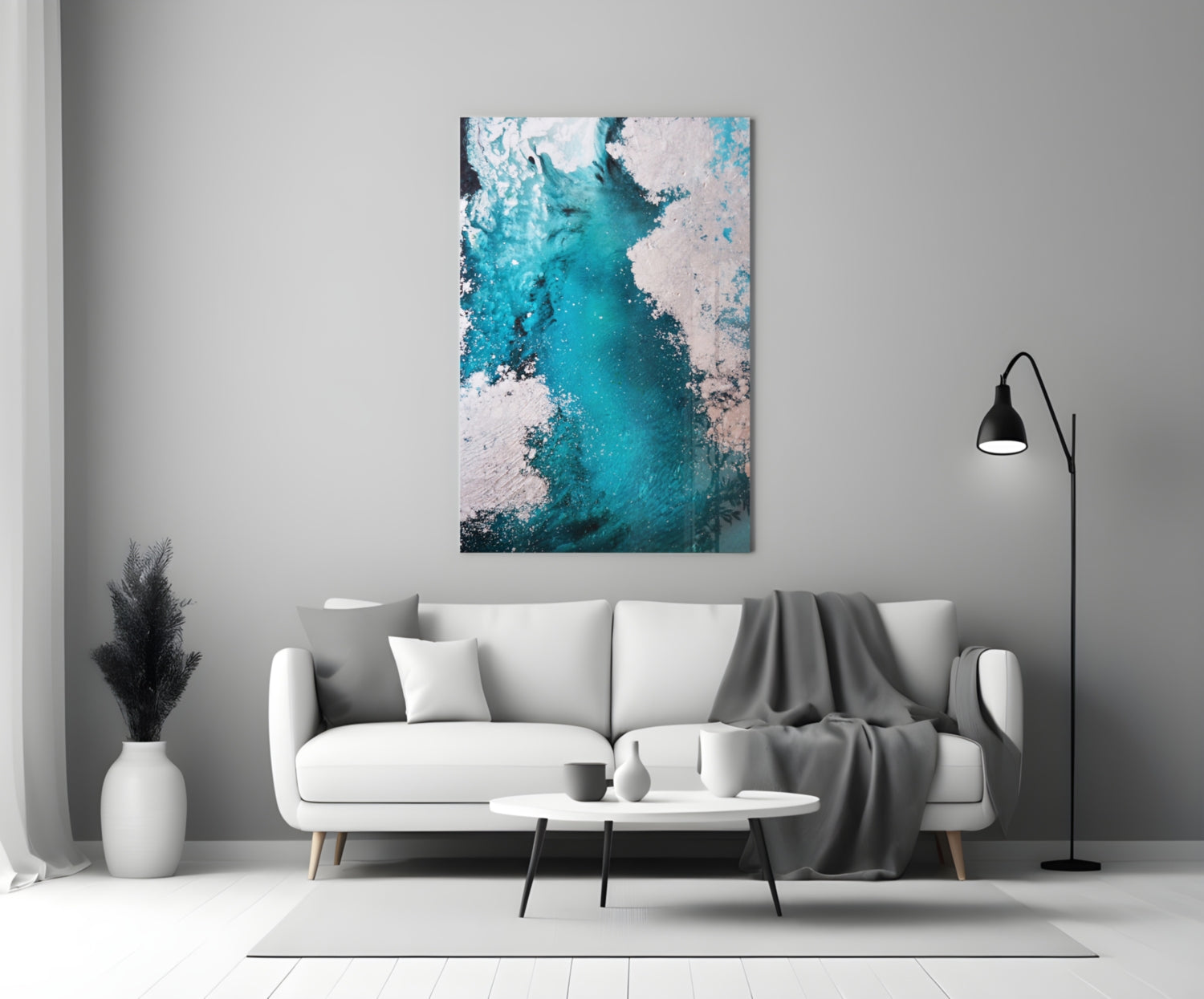 Insigneart USA Insigneart USA Colors of Abstraction Glass Wall Art