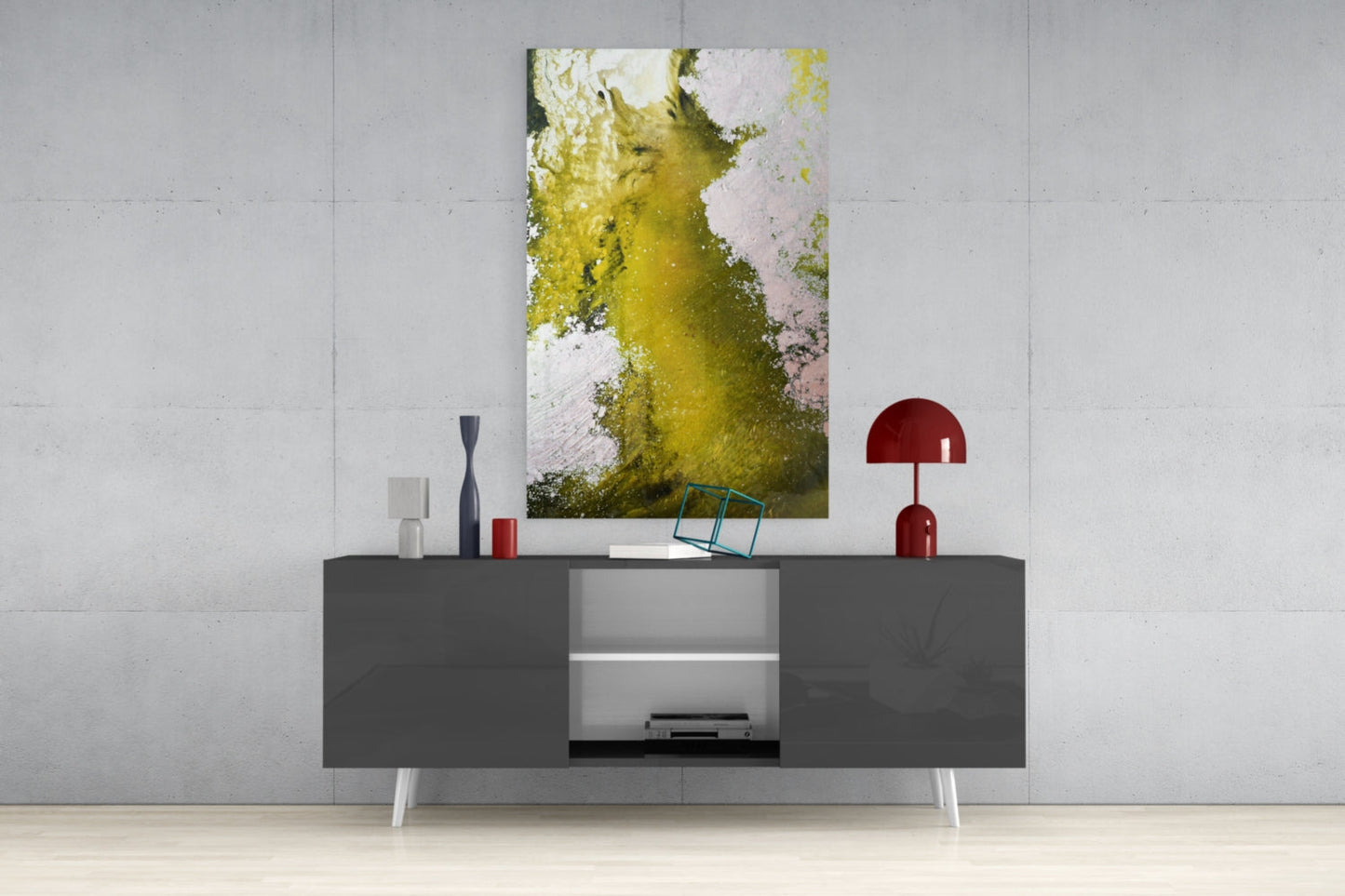 Insigneart USA Insigneart USA Colors of Abstraction Glass Wall Art