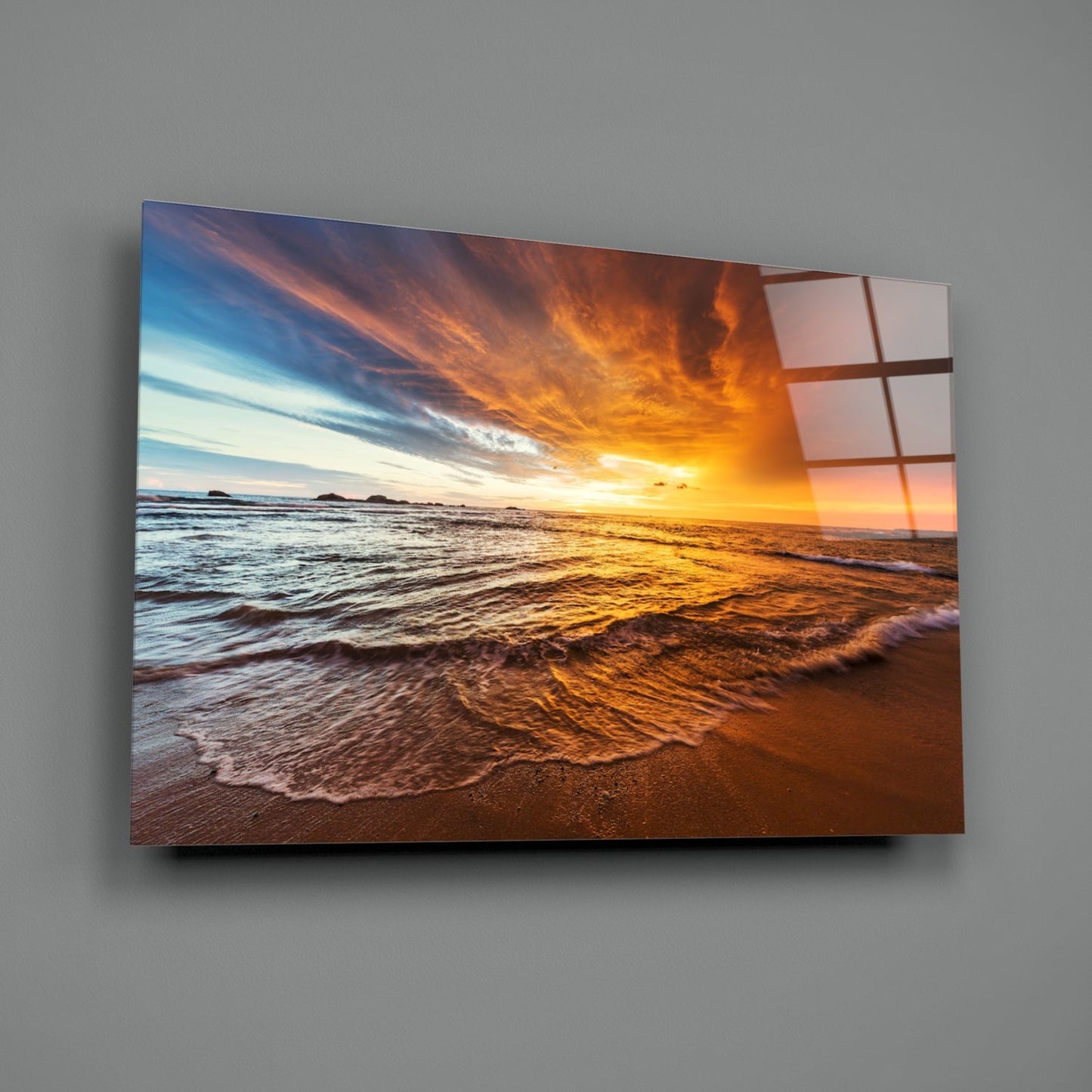 Insigneart USA Insigneart USA Sunset Glass Wall Art