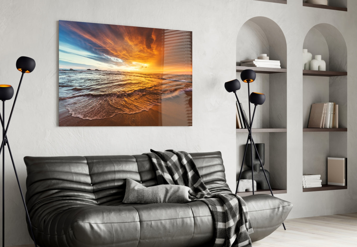 Insigneart USA Insigneart USA Sunset Glass Wall Art