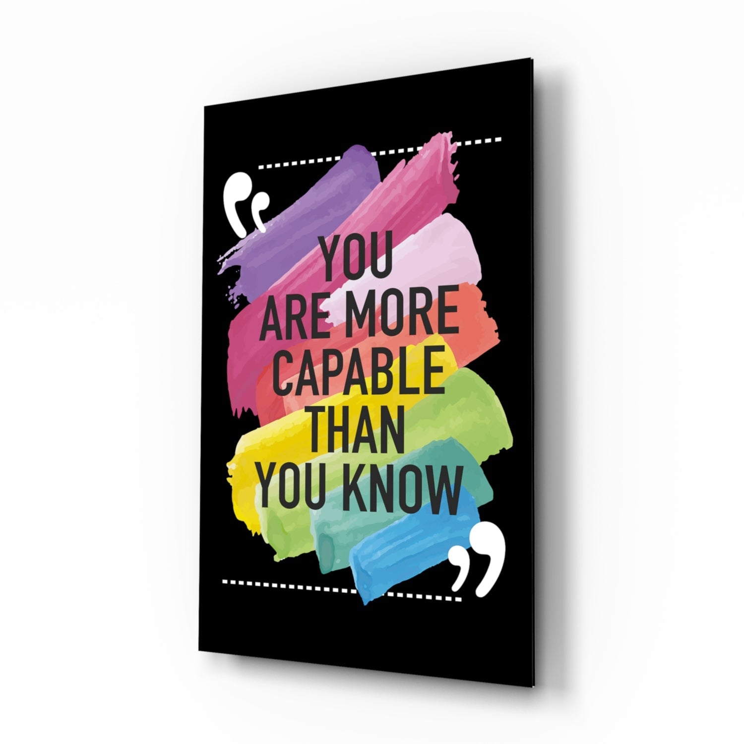Insigneart USA “You Are More Talented Than You Think” Glass Wall Art