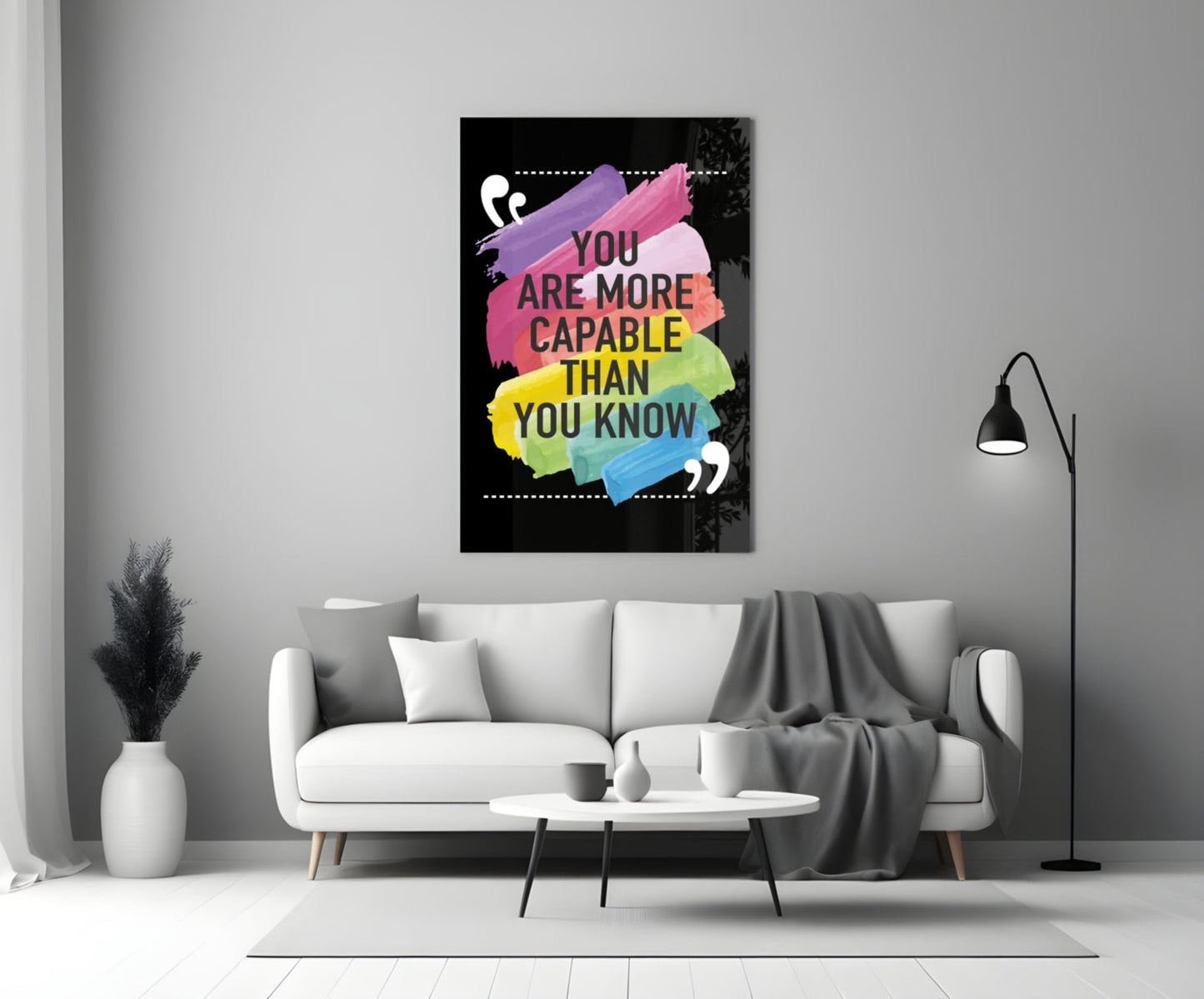 Insigneart USA “You Are More Talented Than You Think” Glass Wall Art