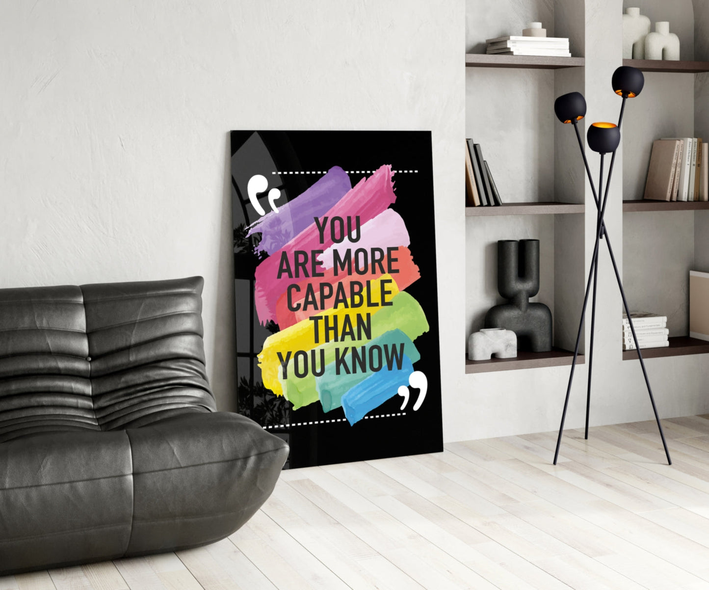 Insigneart USA “You Are More Talented Than You Think” Glass Wall Art