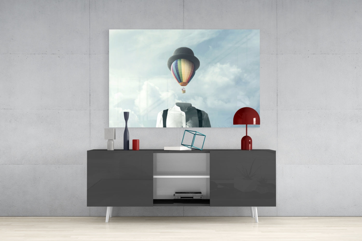 Insigneart USA Insigneart USA Balloon Heads Glass Wall Art