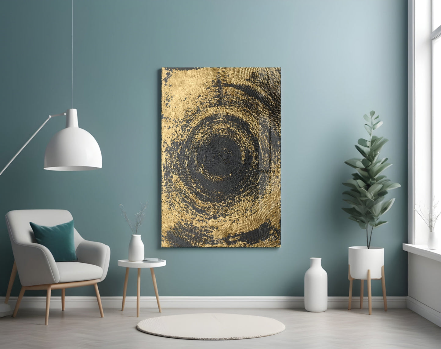 Insigneart USA Insigneart USA Abstract Loop Glass Wall Art