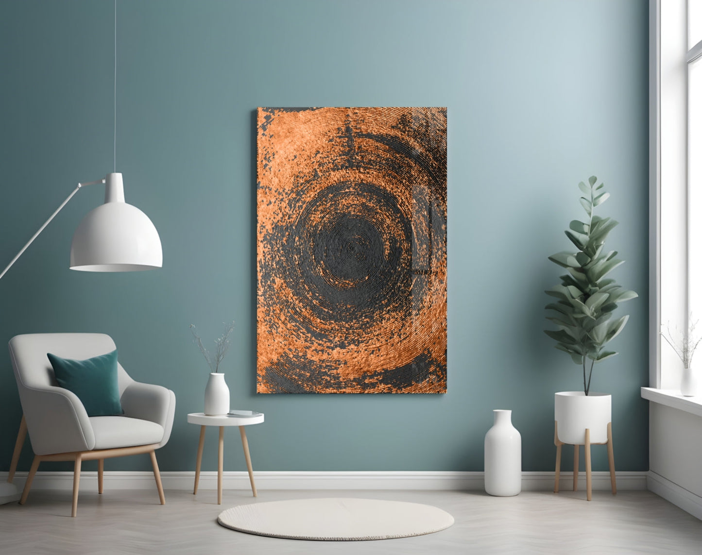 Insigneart USA Insigneart USA Abstract Loop Glass Wall Art