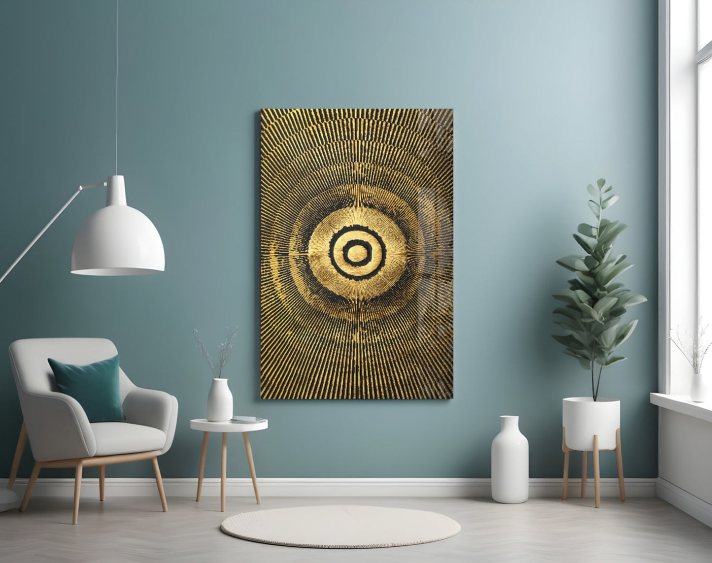 Insigneart USA Insigneart USA Abstract Loop Glass Wall Art