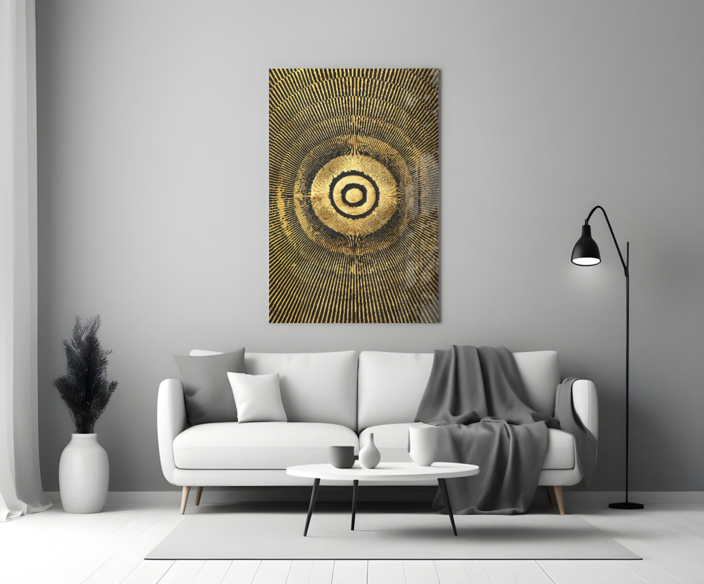 Insigneart USA Insigneart USA Abstract Loop Glass Wall Art