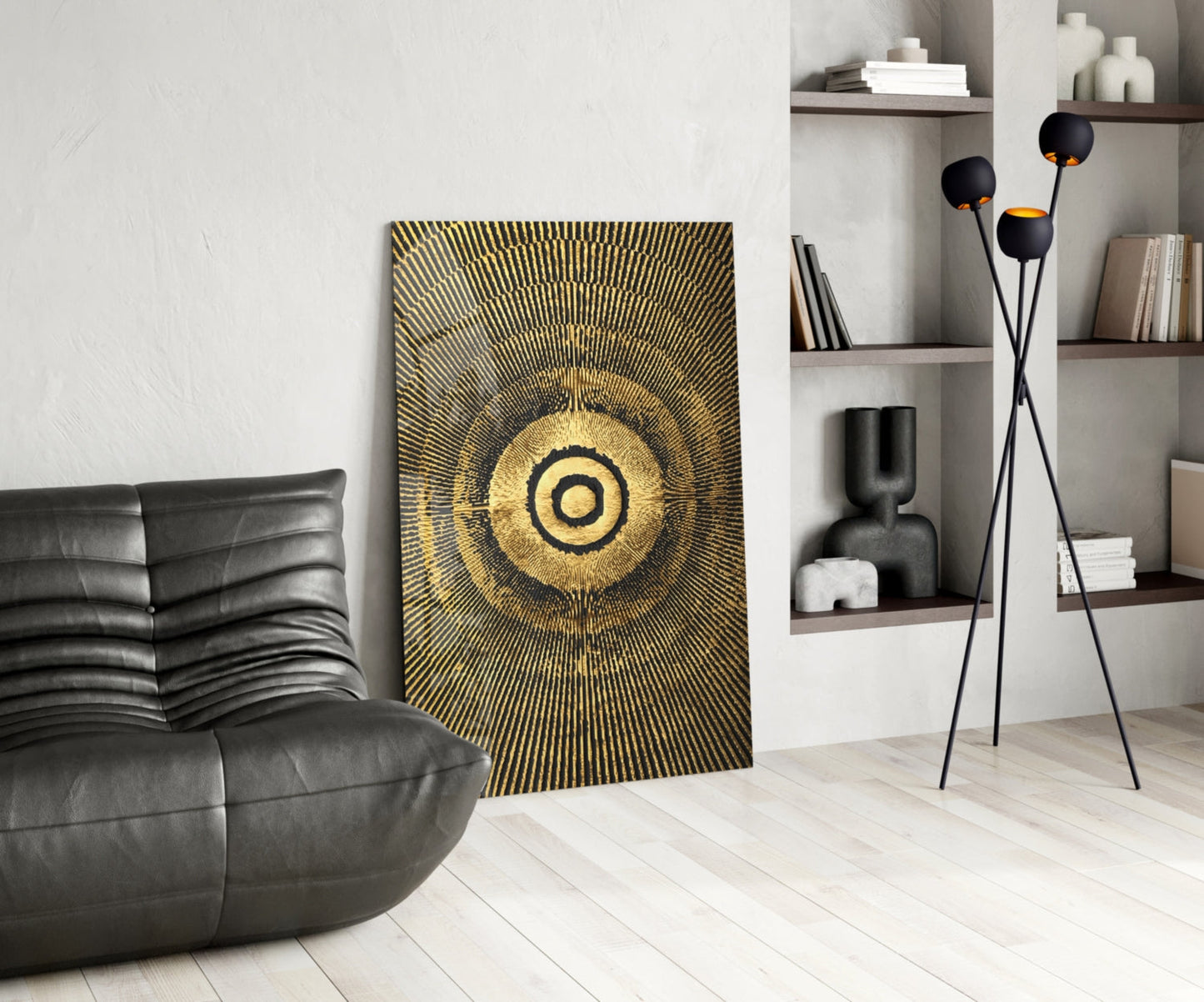 Insigneart USA Insigneart USA Abstract Loop Glass Wall Art