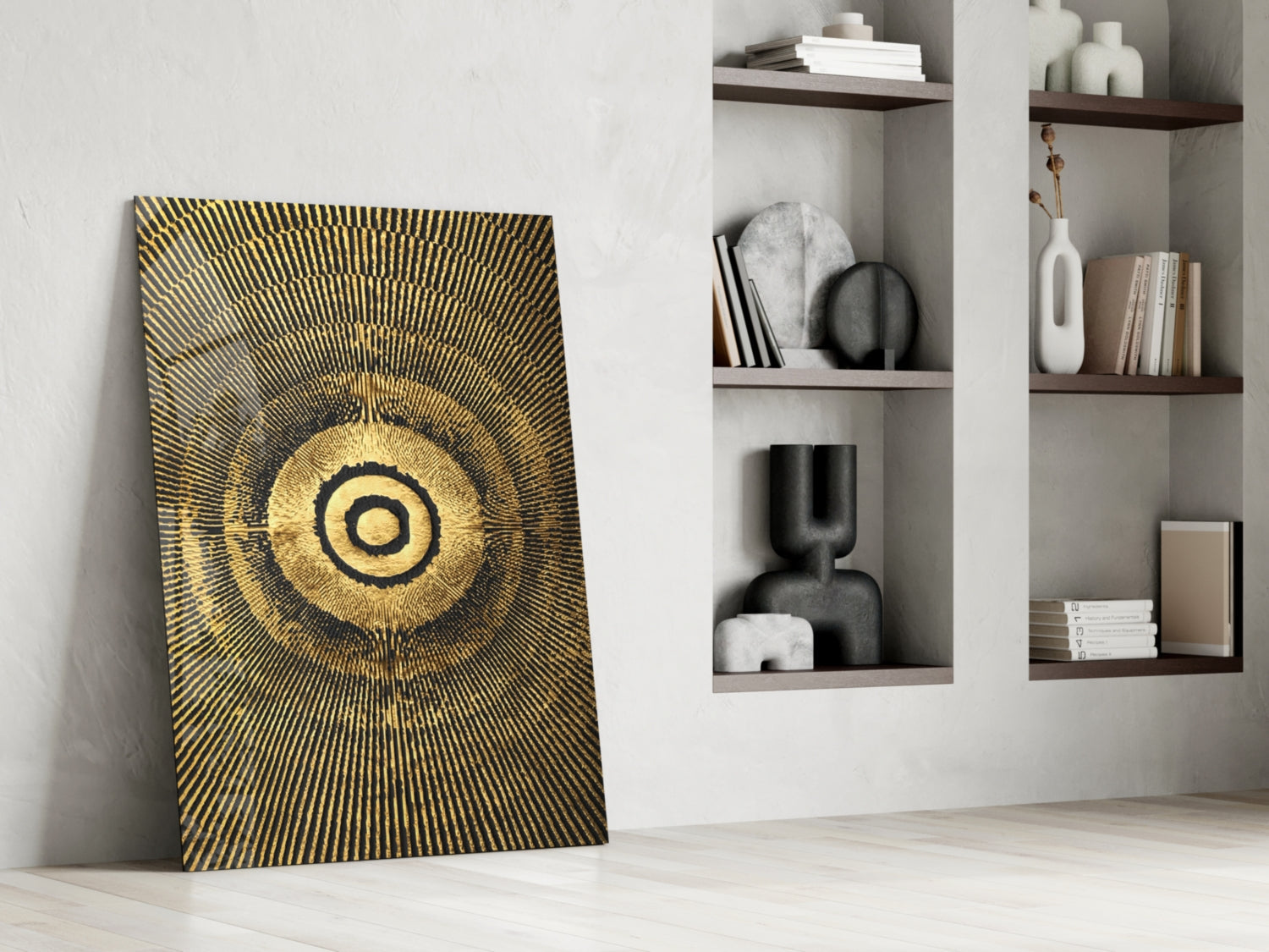 Insigneart USA Insigneart USA Abstract Loop Glass Wall Art