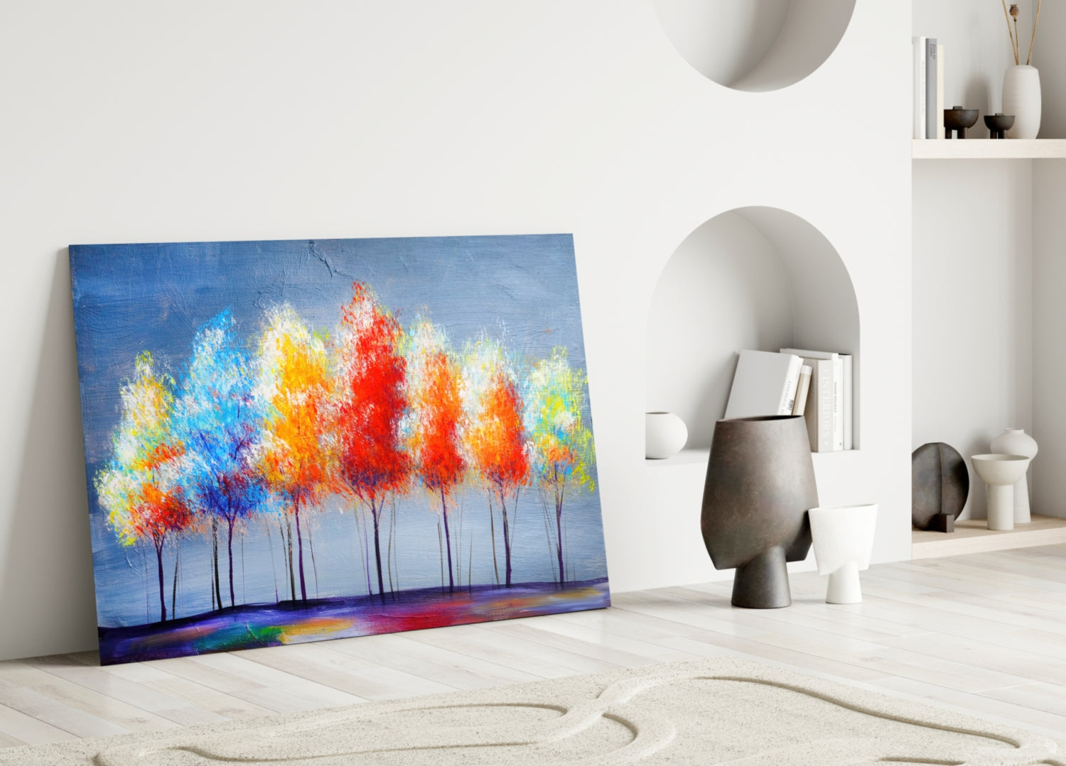 Insigneart USA Insigneart USA Drawing Trees Glass Wall Art
