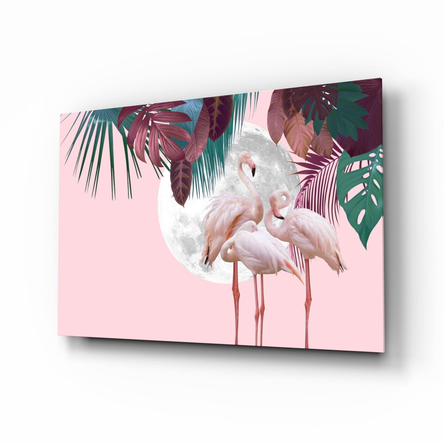 Insigneart USA Insigneart USA Flamingo Glass Wall Art