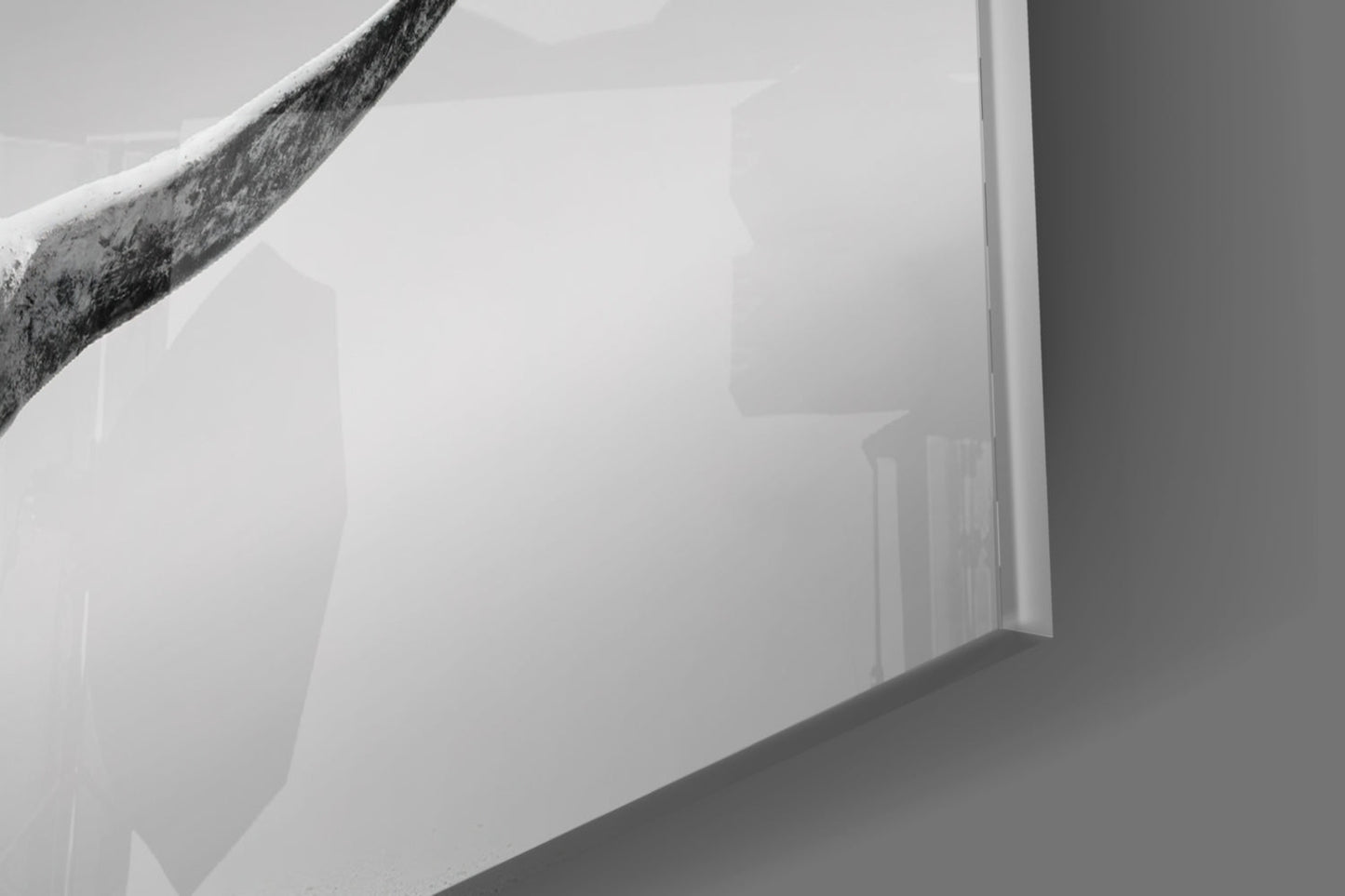 Insigneart USA Insigneart USA Black Rhino Glass Wall Art