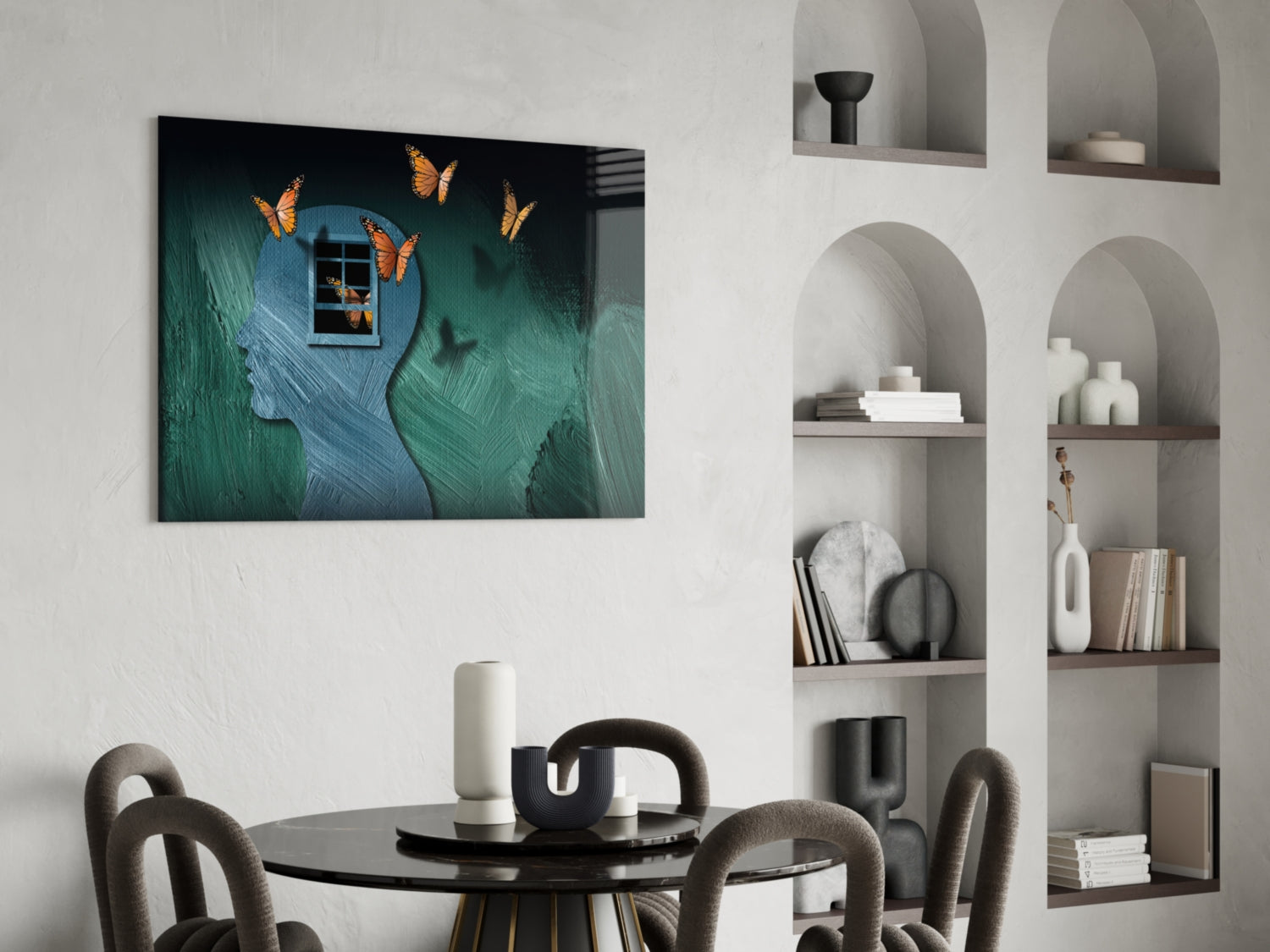 Insigneart USA Insigneart USA Butterfly Effect Glass Wall Art