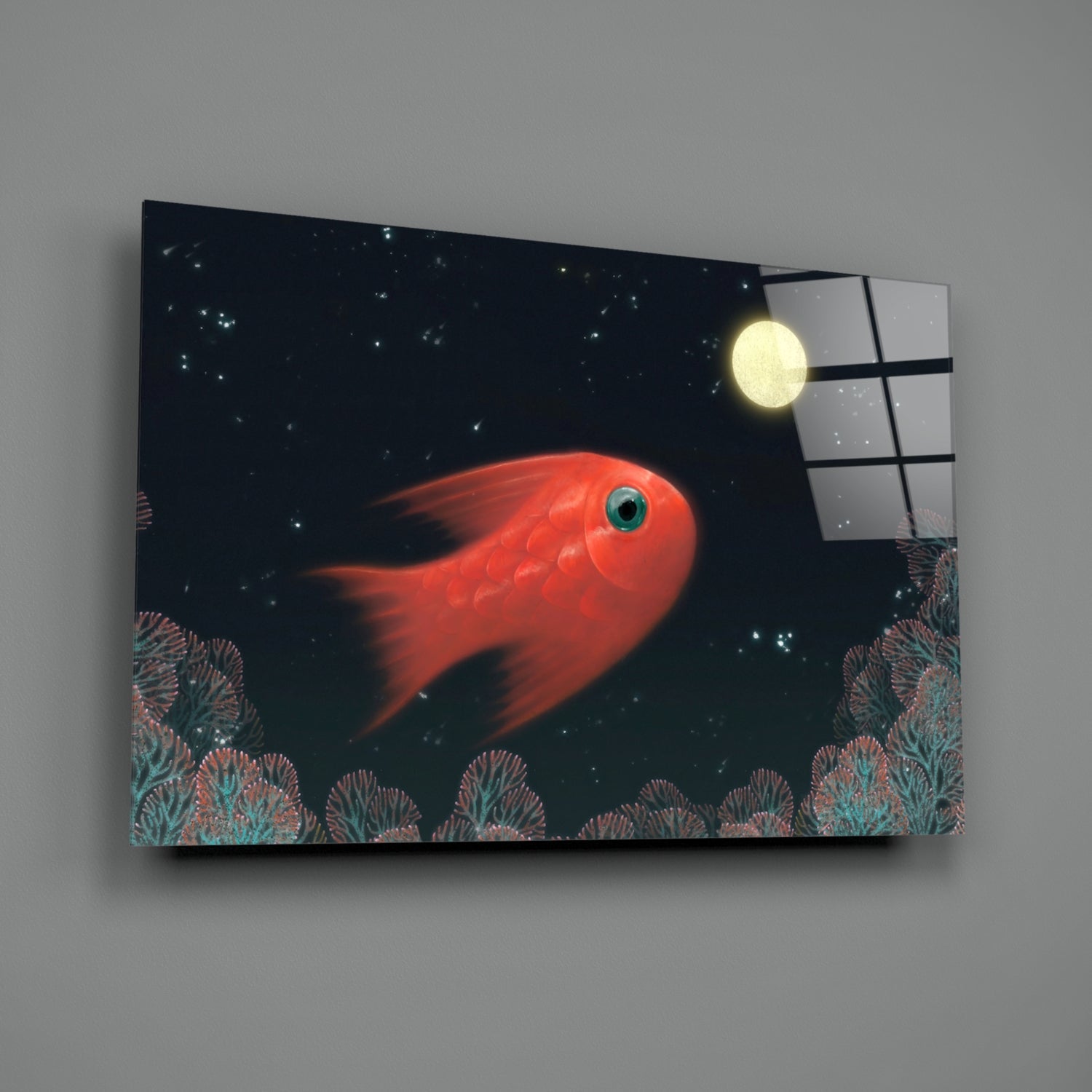 Insigneart USA Insigneart USA Fish Glass Wall Art