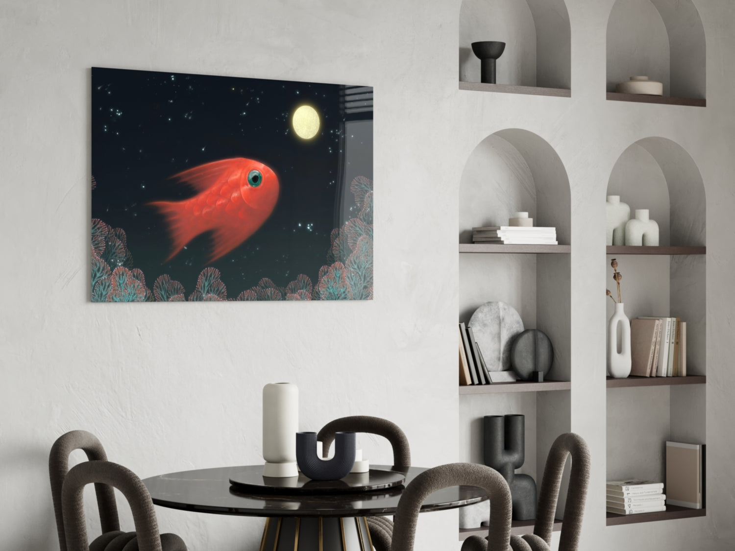 Insigneart USA Insigneart USA Fish Glass Wall Art