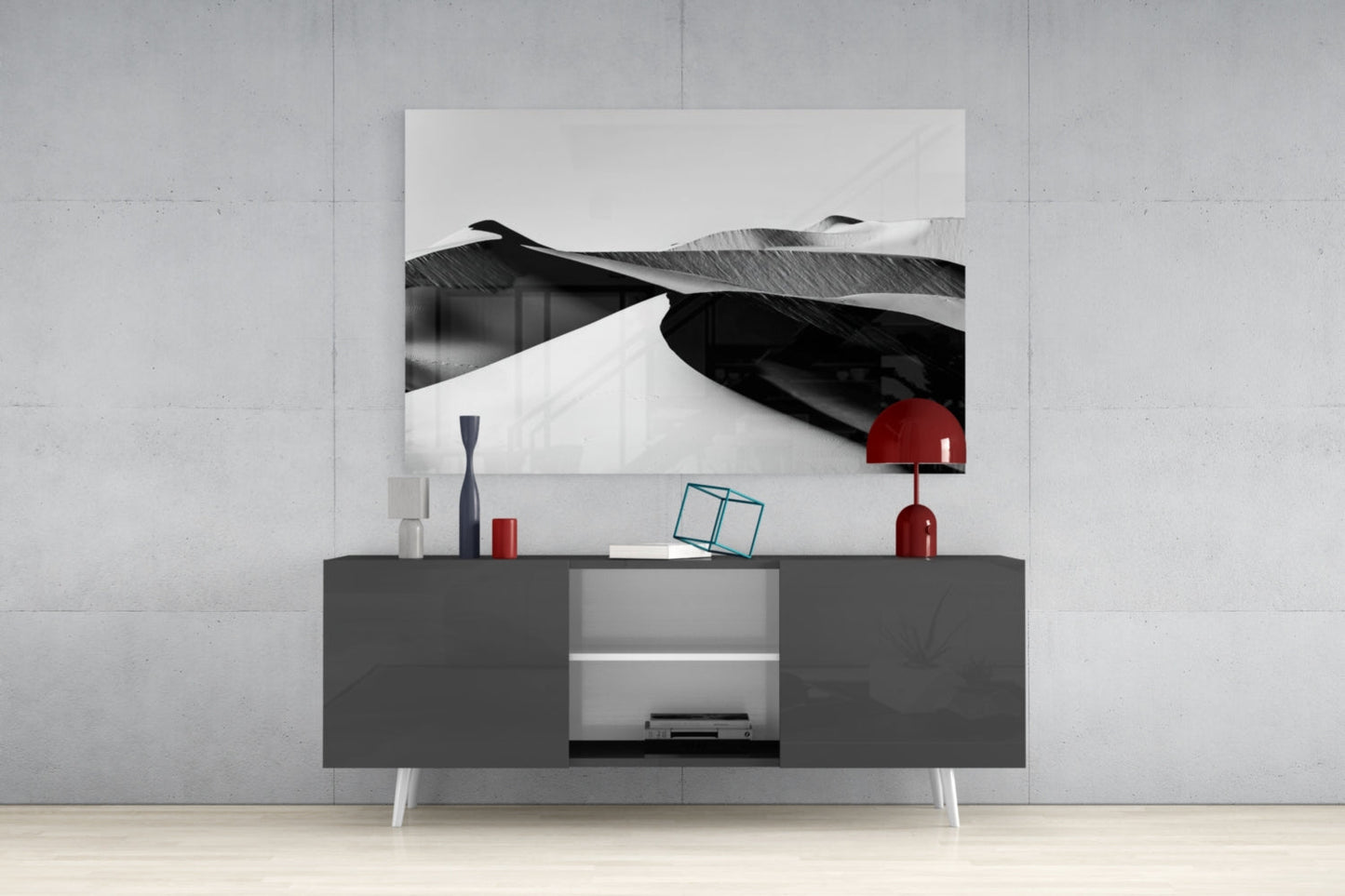 Insigneart USA Insigneart USA Black Landscape Glass Wall Art
